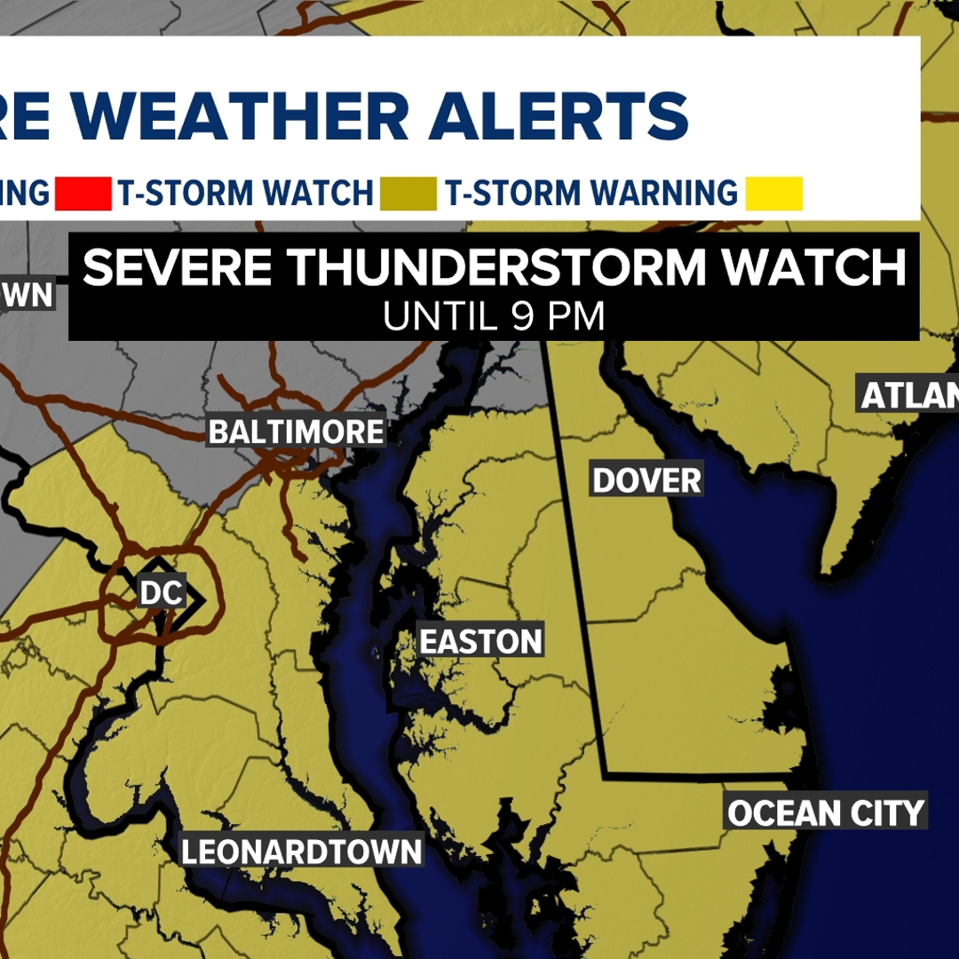 Rounds of rain and storms will impact the DC region through Thursday ...