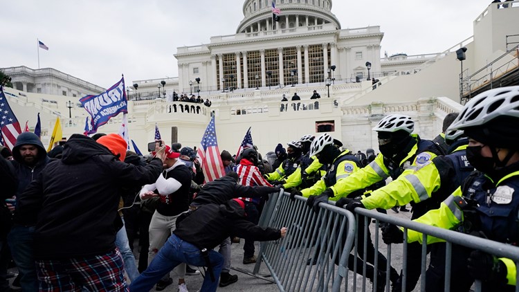 Virginia man charged for assaulting officers with metal barricade during Capitol Riots