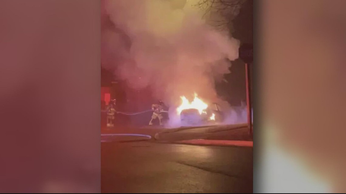 Arson investigation underway after multiple cars catch fire - Vimarsana News