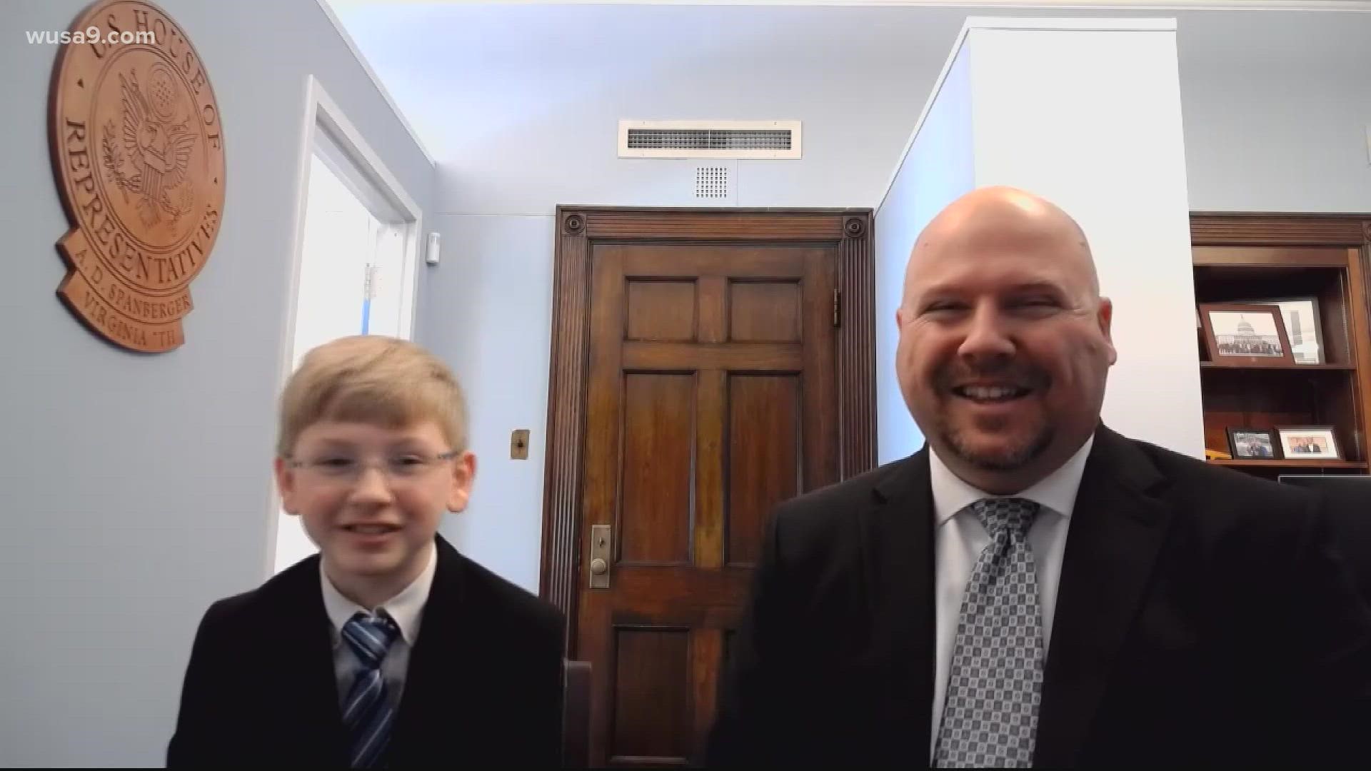 Davis is from Midlothian, Virginia and he was a guest at Biden's first SOTU. Joshua and his dad have Type 1 diabetes and Biden is working to bring insulin cost down.