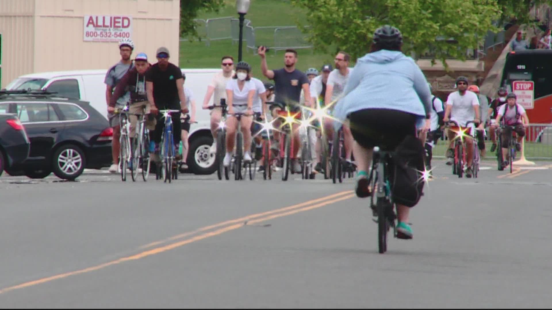 The solemn bike ride honors cyclists killed while riding in DC.