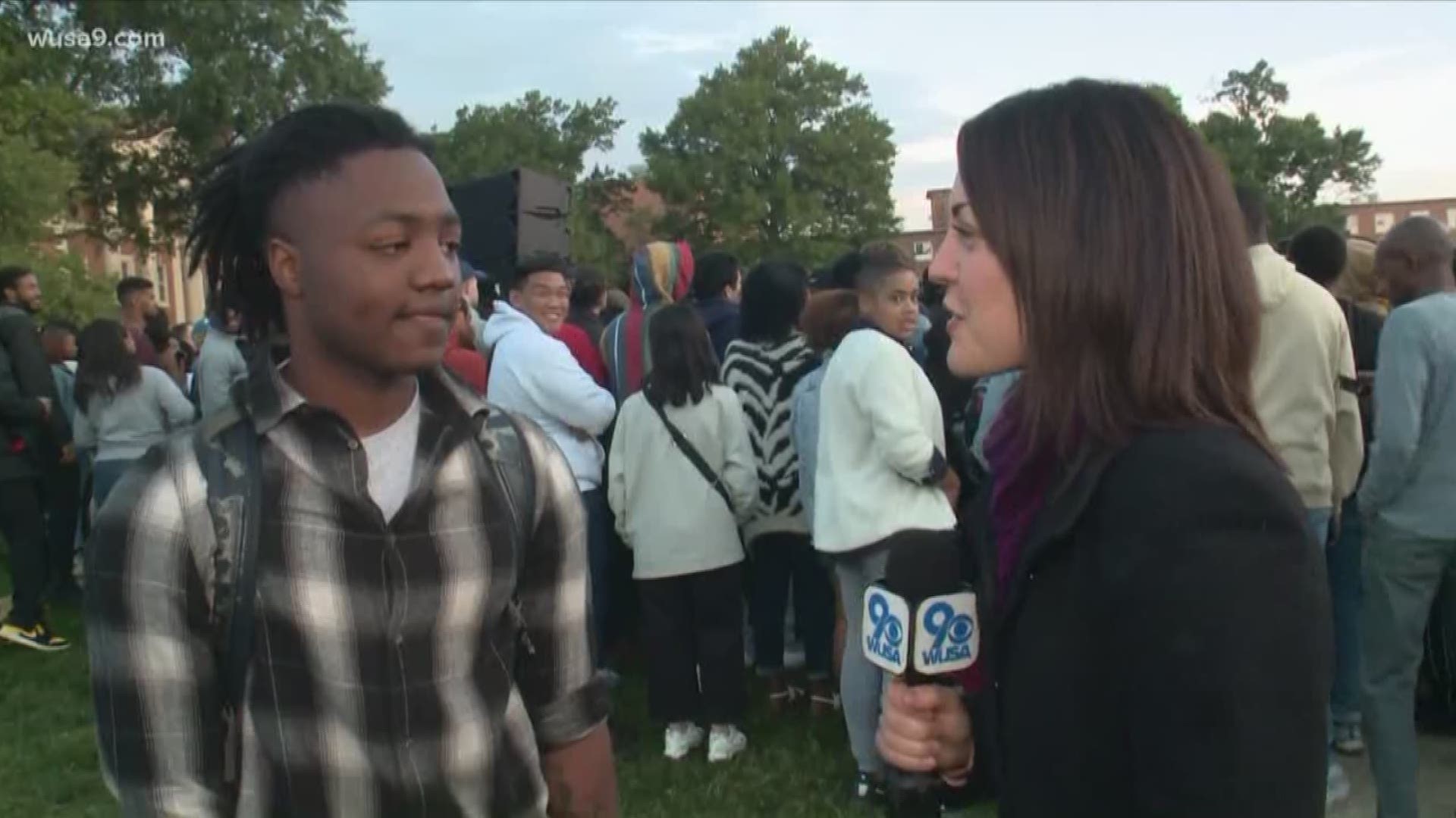 Kanye West Surprises Students At Howard University Homecoming