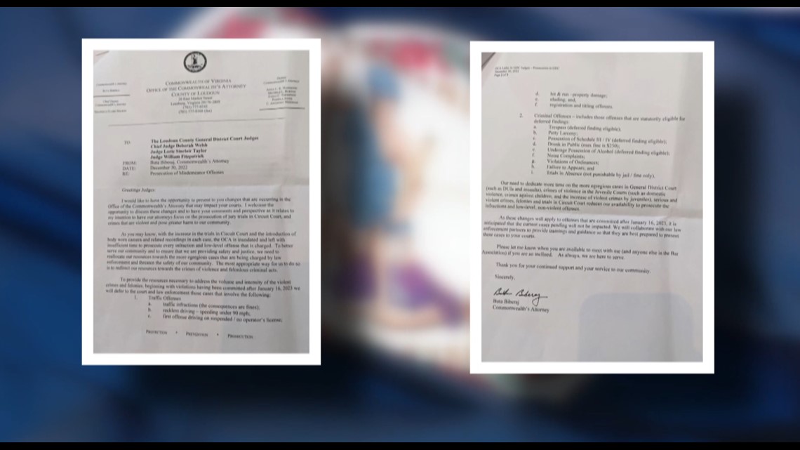 Loudoun public defender criticizes misdemeanors memo - Vimarsana News