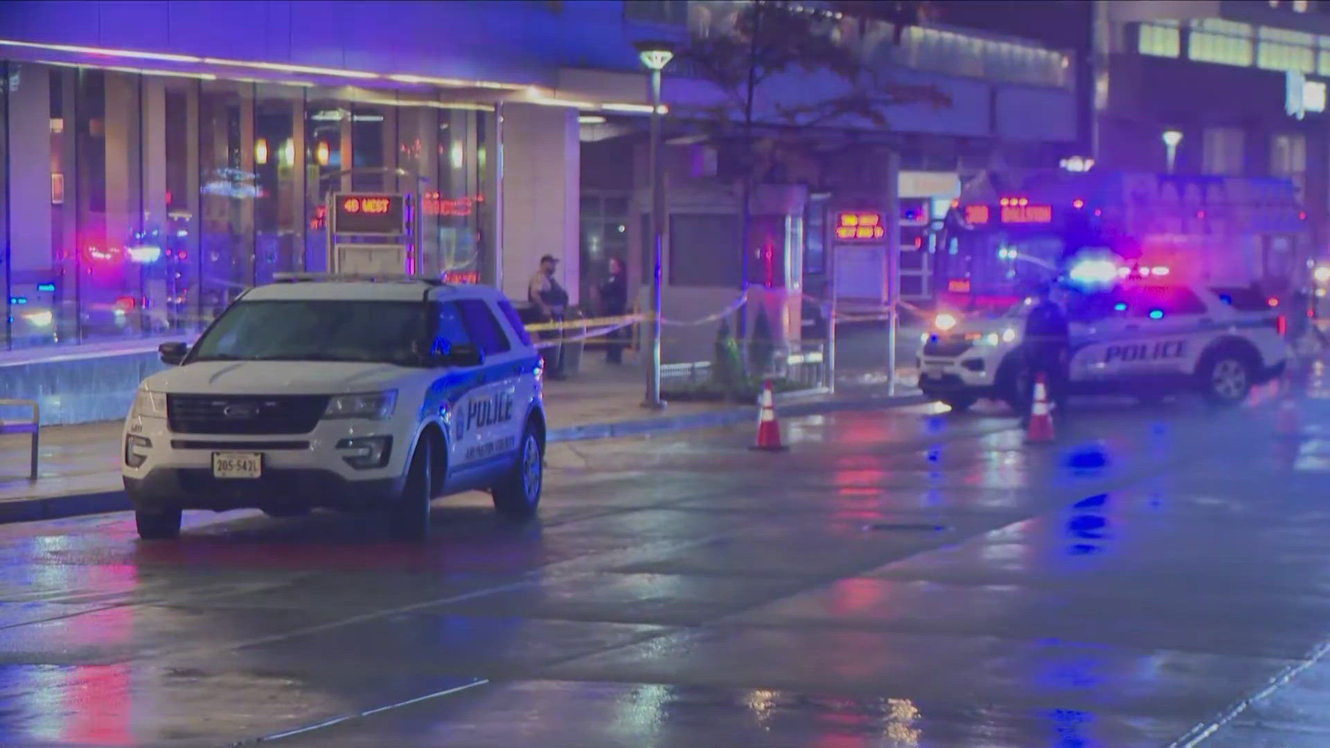 Police are investigating after there was a shooting involving an officer at an Arlington Metro station Tuesday evening.