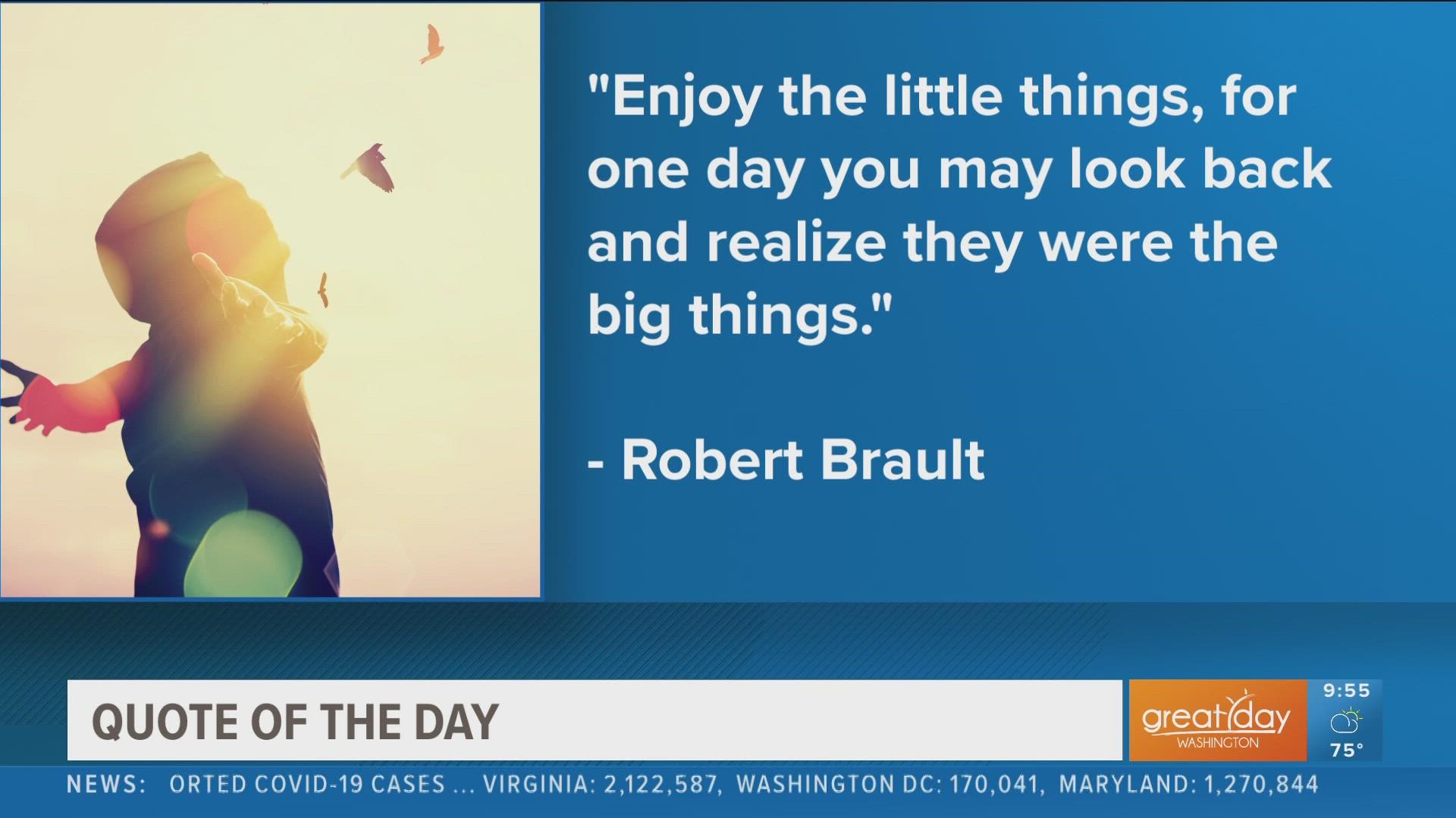 Ellen pulls inspiration to start the week with a quote from Robert Brault with November being the "Month of Gratitude".