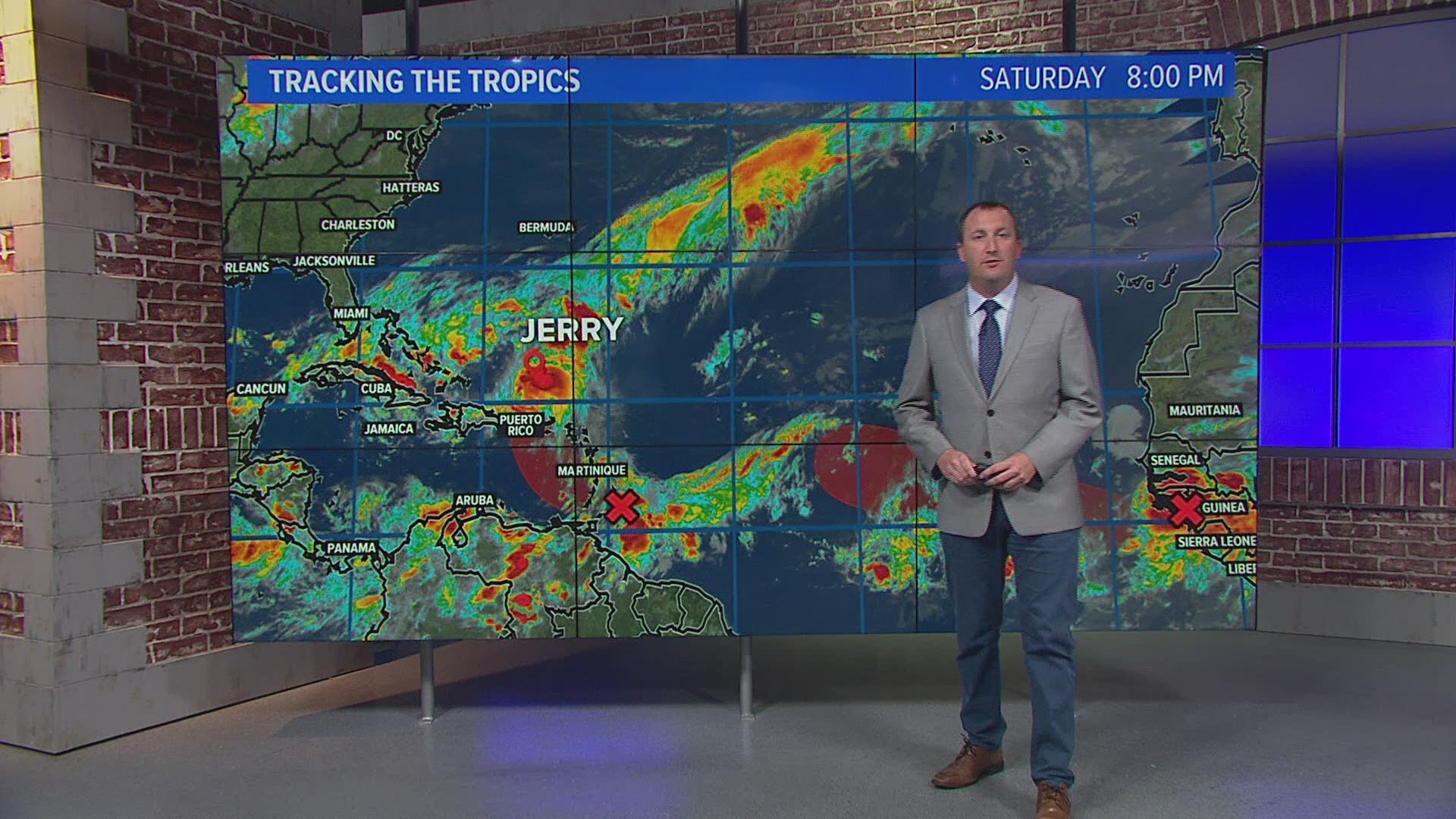 There are two other tropical waves with potential for development.