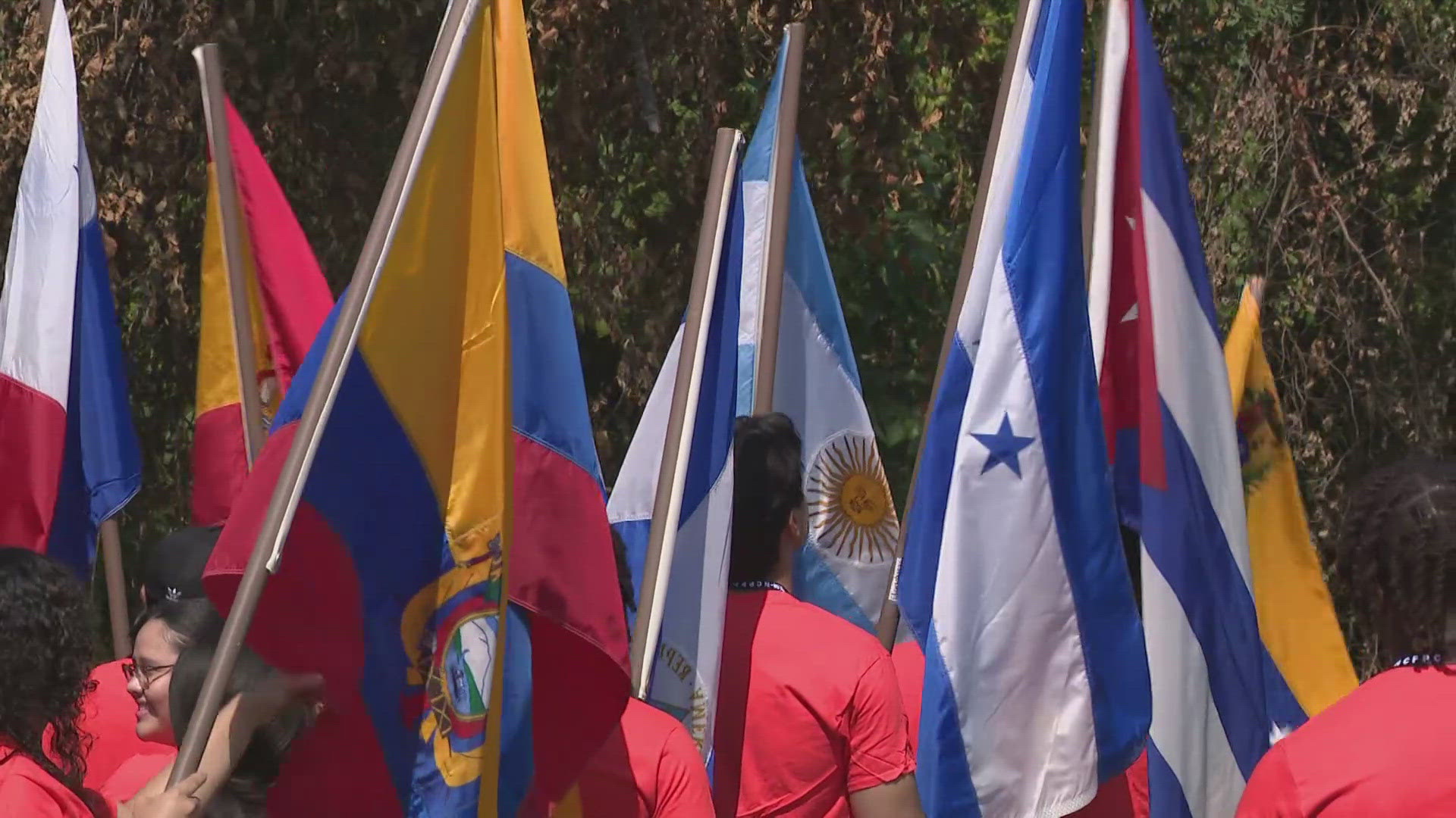 WUSA9's Matthew Torres was live from Marian Fryer Town Plaza in Wheaton. The event starts at 11:30 a.m. through 5 p.m.