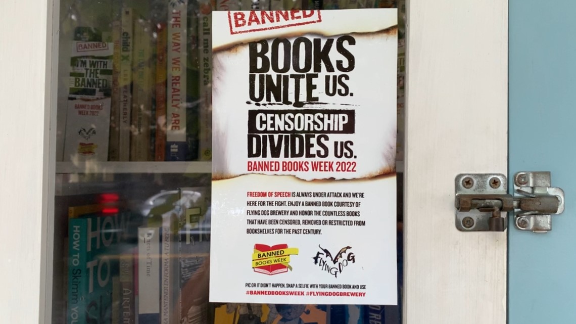 Maryland brewery stocks little free libraries with banned books