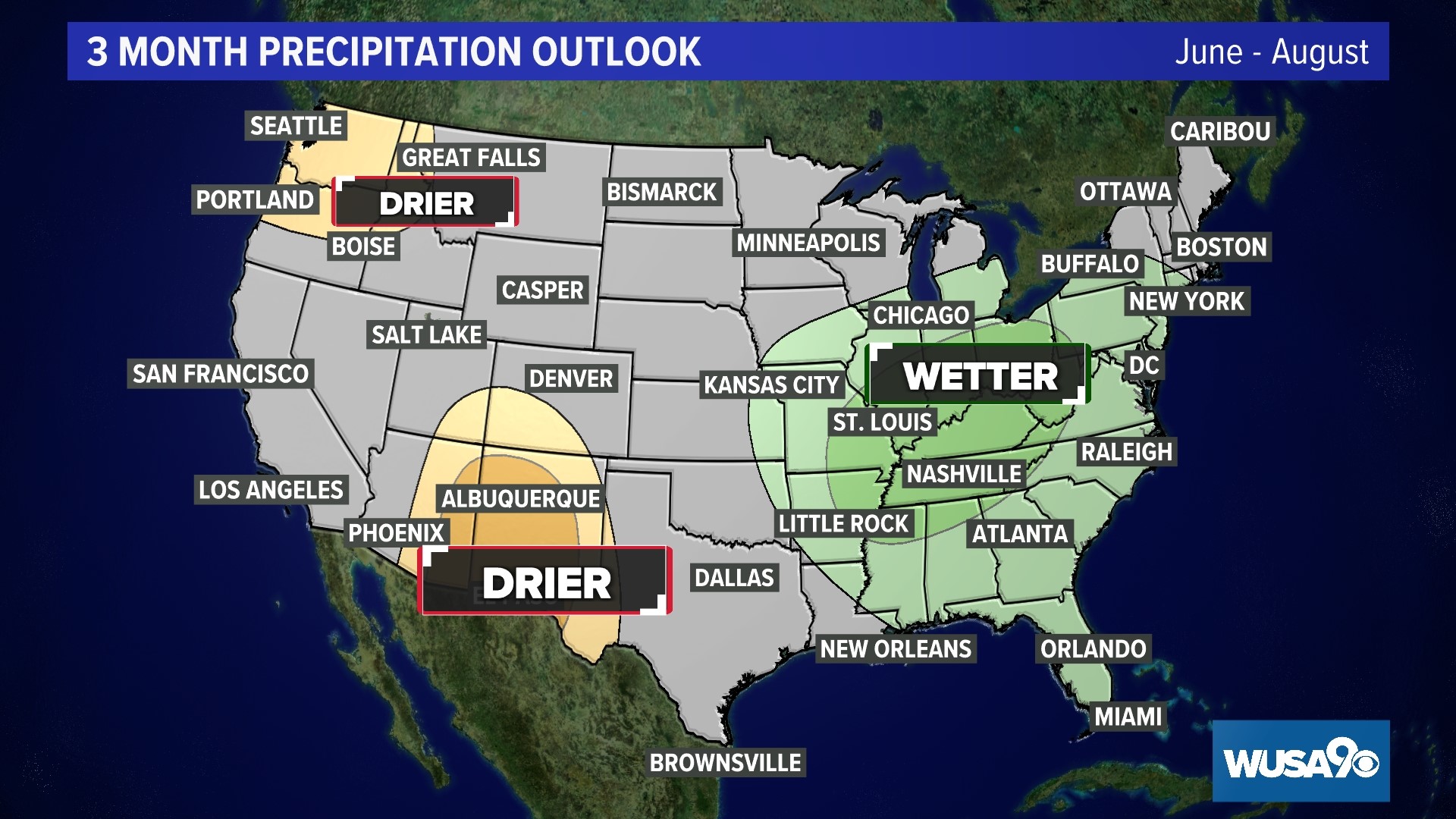 DC region summer weather outlook