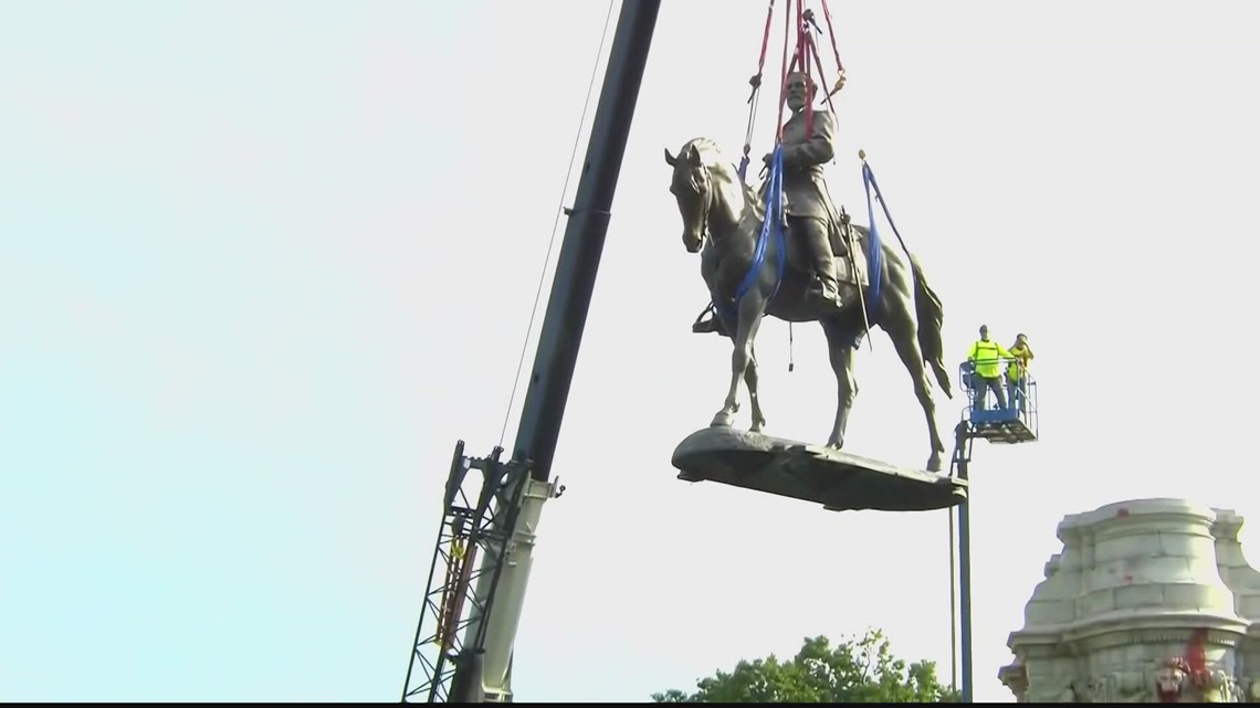 Virginia Robert E. Lee statue melted down | wusa9.com