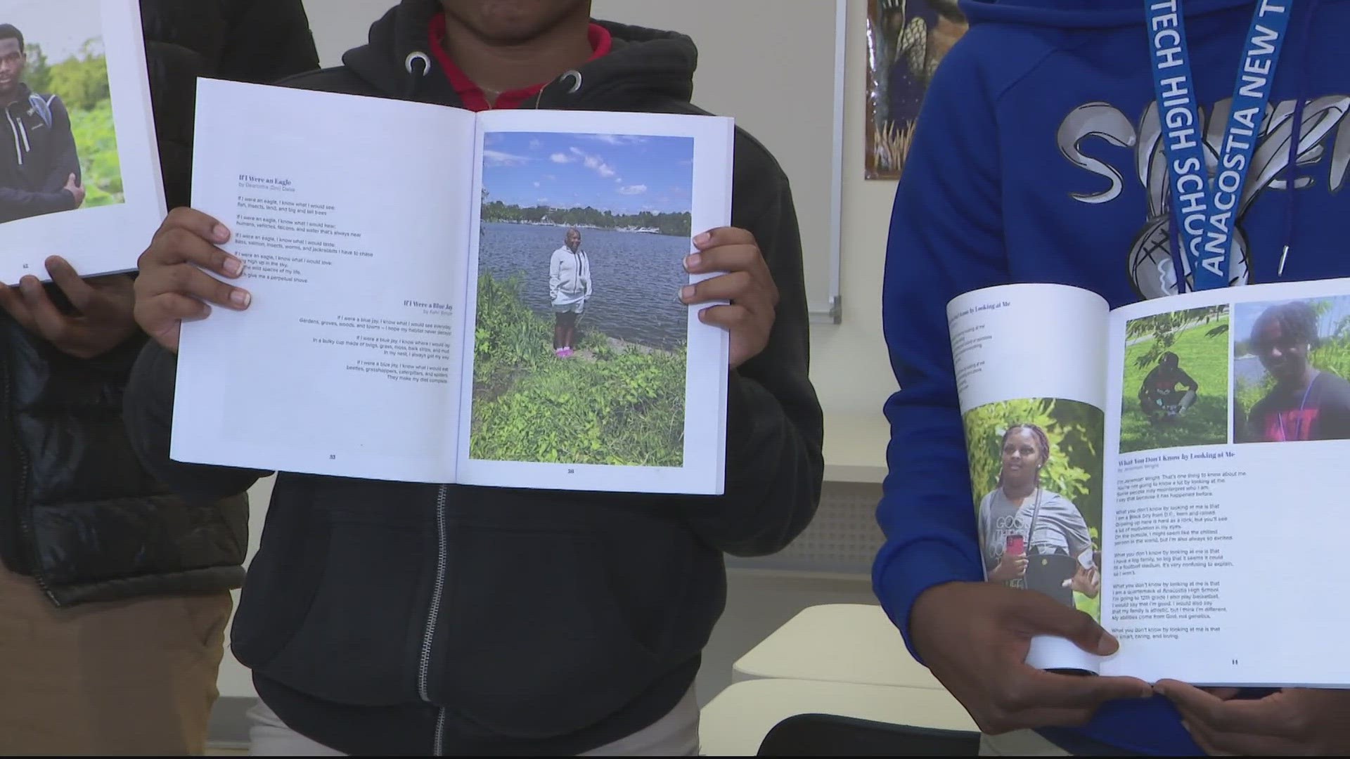 A group of students from Anacostia High School worked over the summer to write, edit, and publish their very own book.