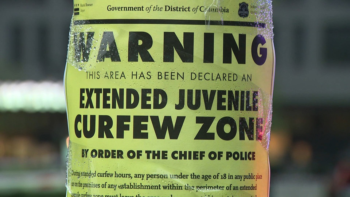 DC permanent youth curfew takes effect