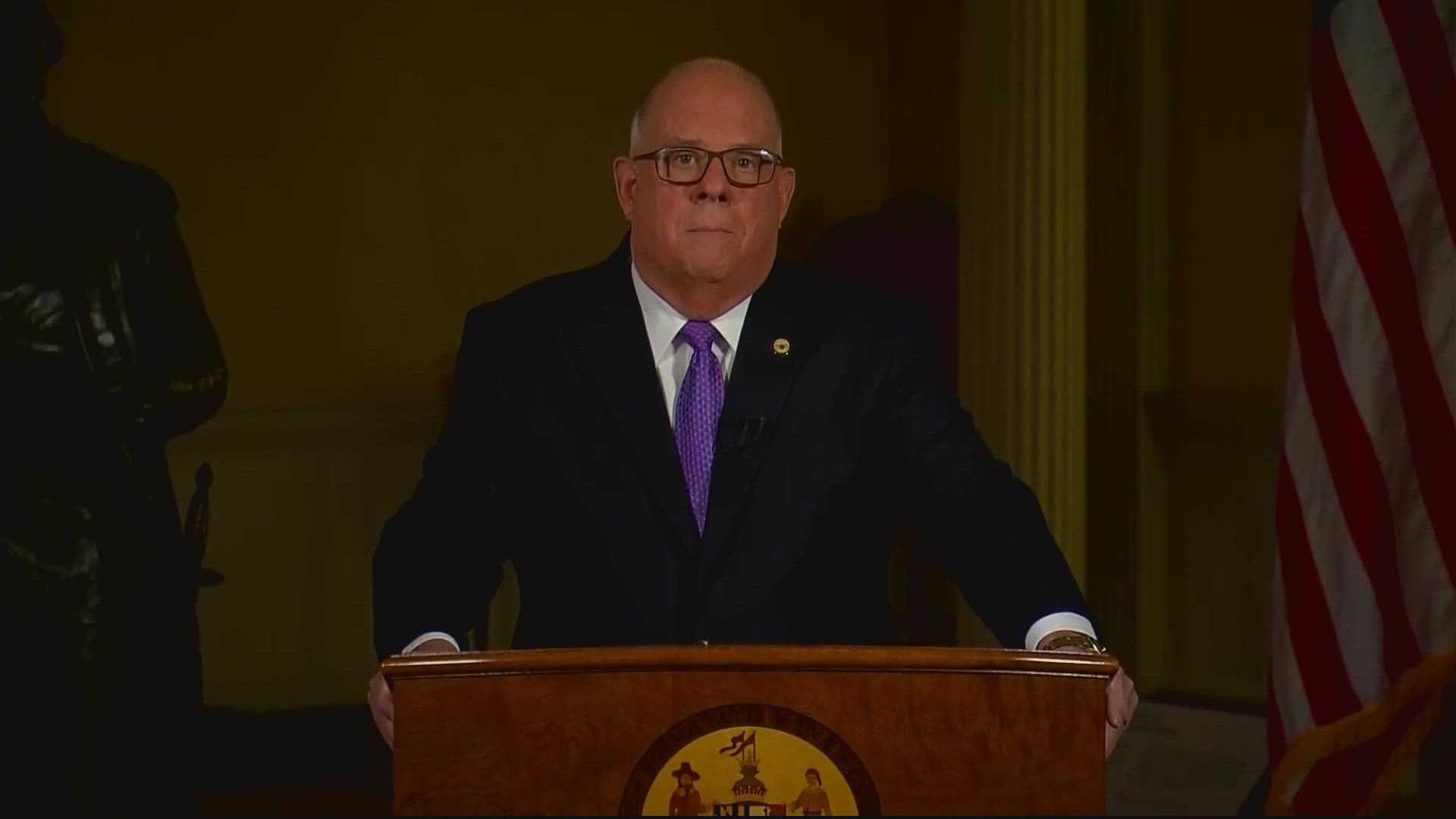 “We have come a long way together over the last eight years changing Maryland for the better,” Hogan said.