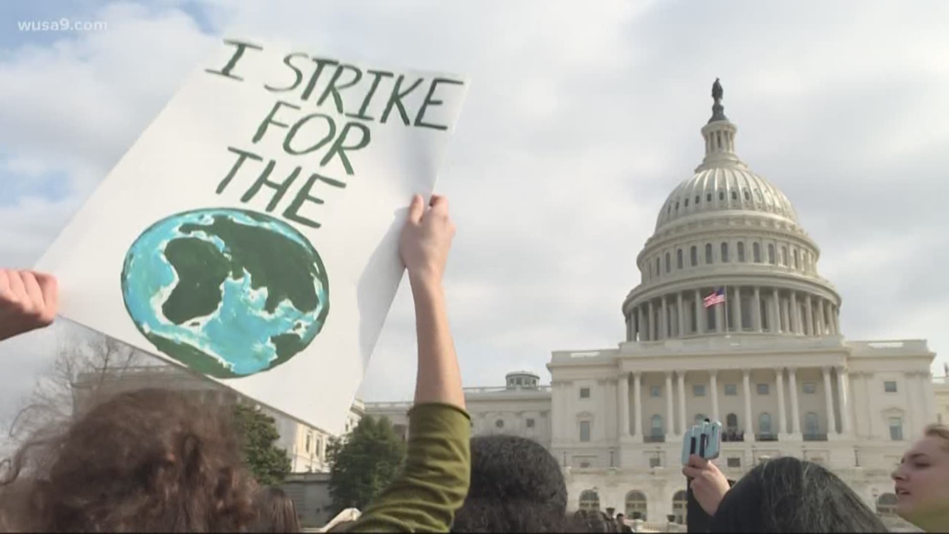 DC joined more than 100 US cities and other countries in the Youth Climate Strike this afternoon.