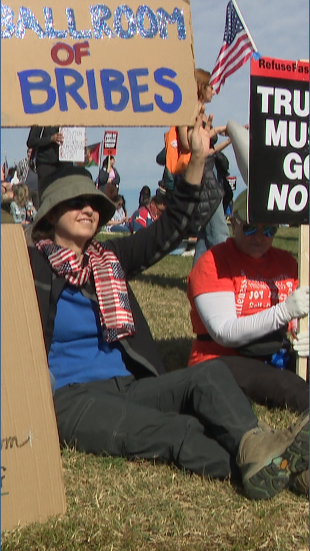 Thousands rally in D.C. to protest Trump, warn of threat to democracy ...