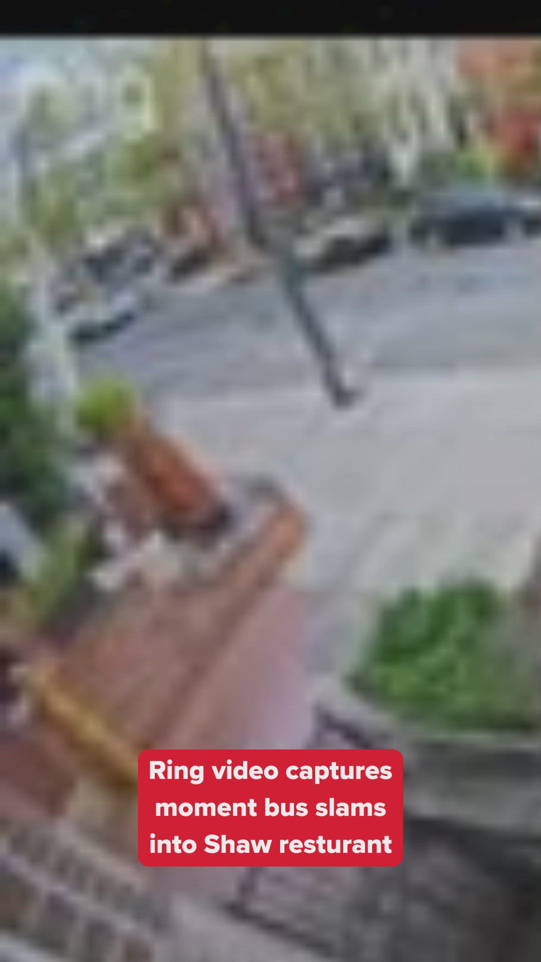Ring video captures moment Metrobus slams into restaurant after crash ...