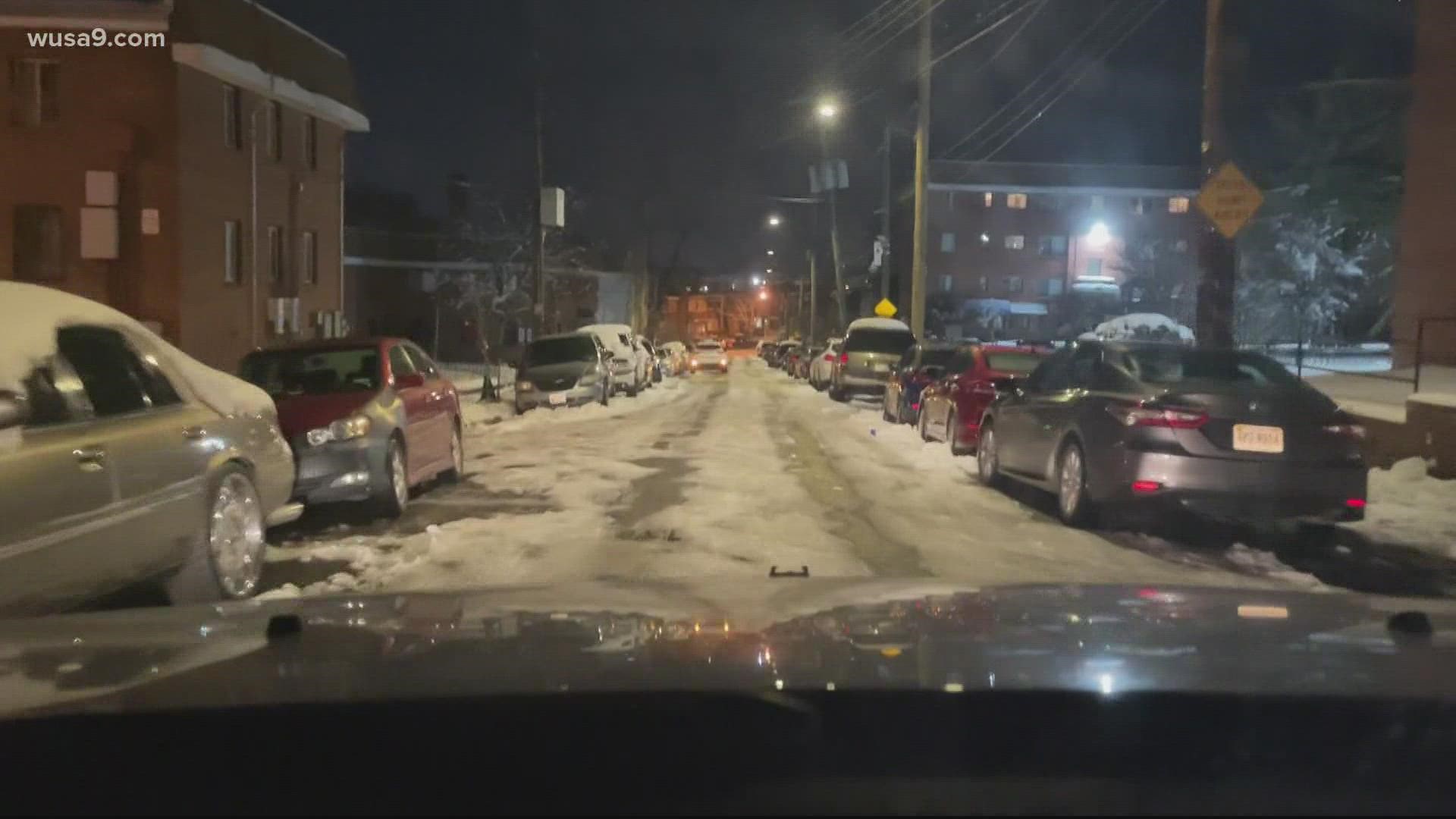 District leaders said it is usually their goal to have most residential side streets cleared within 36 hours of a snow storm.