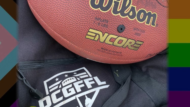 DC's Gay Flag Football League teams are traveling the country. They're dominating