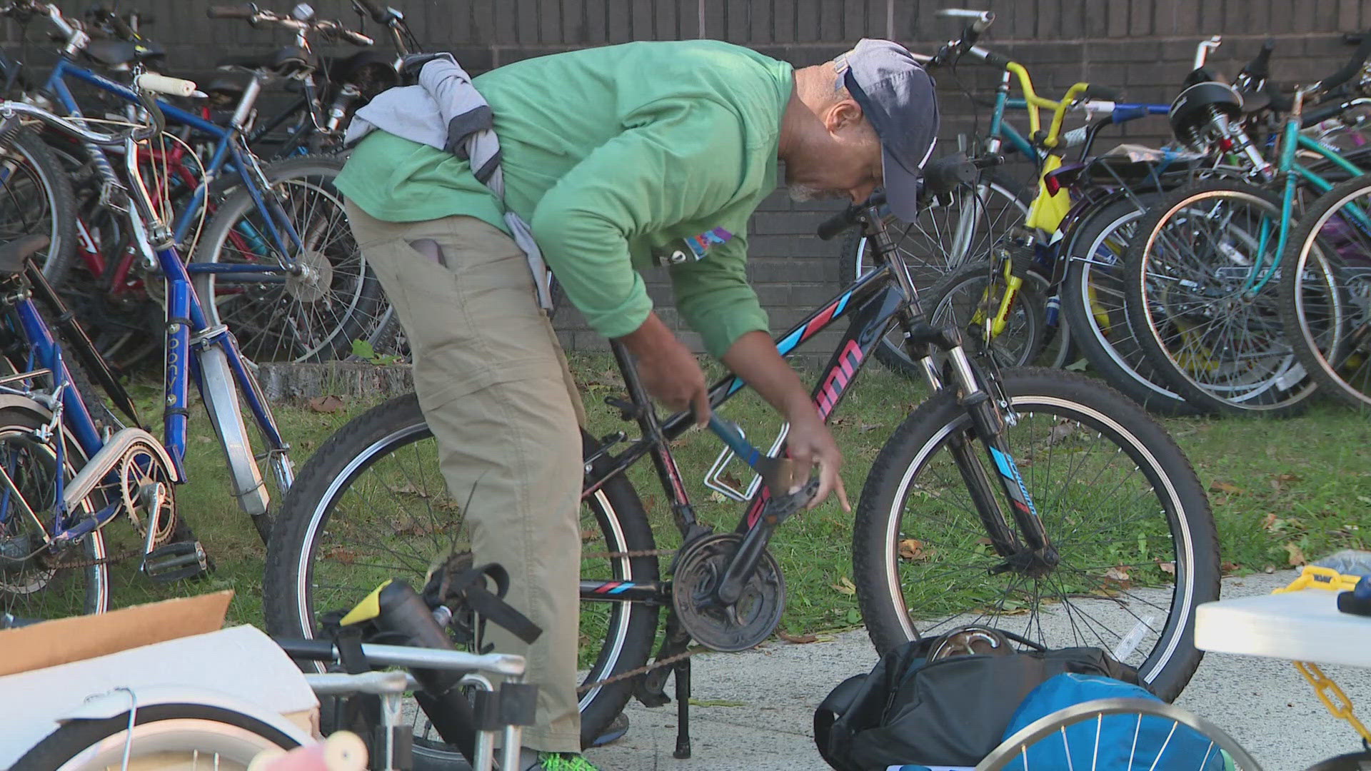 More than 300 people are on a wait-list for a donated bike in Montgomery County alone.