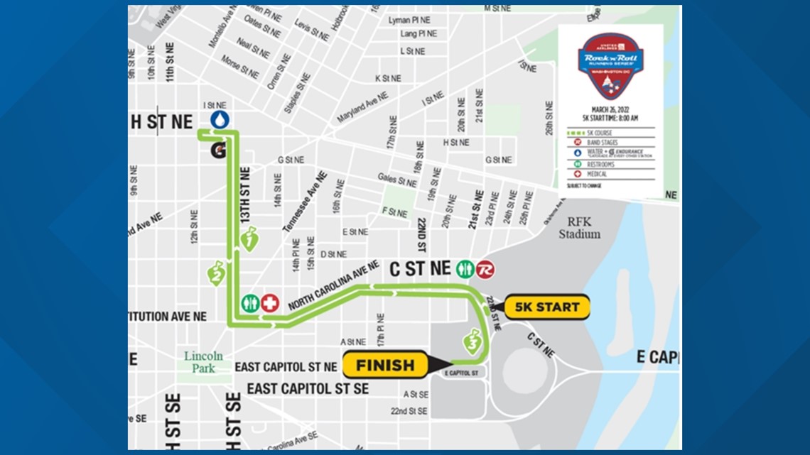 Road closures for marathon, cherry blossom festival