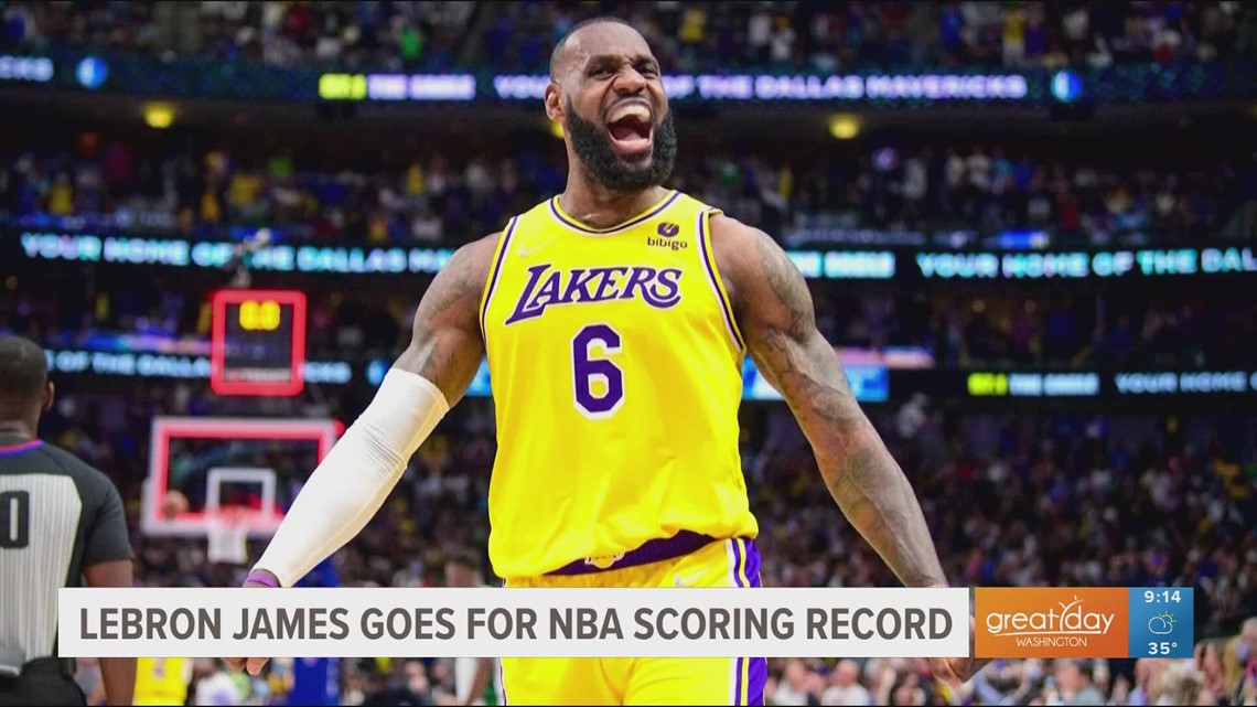 Lebron James Chasing The NBA Scoring Record And Super Bowl Media Day ...