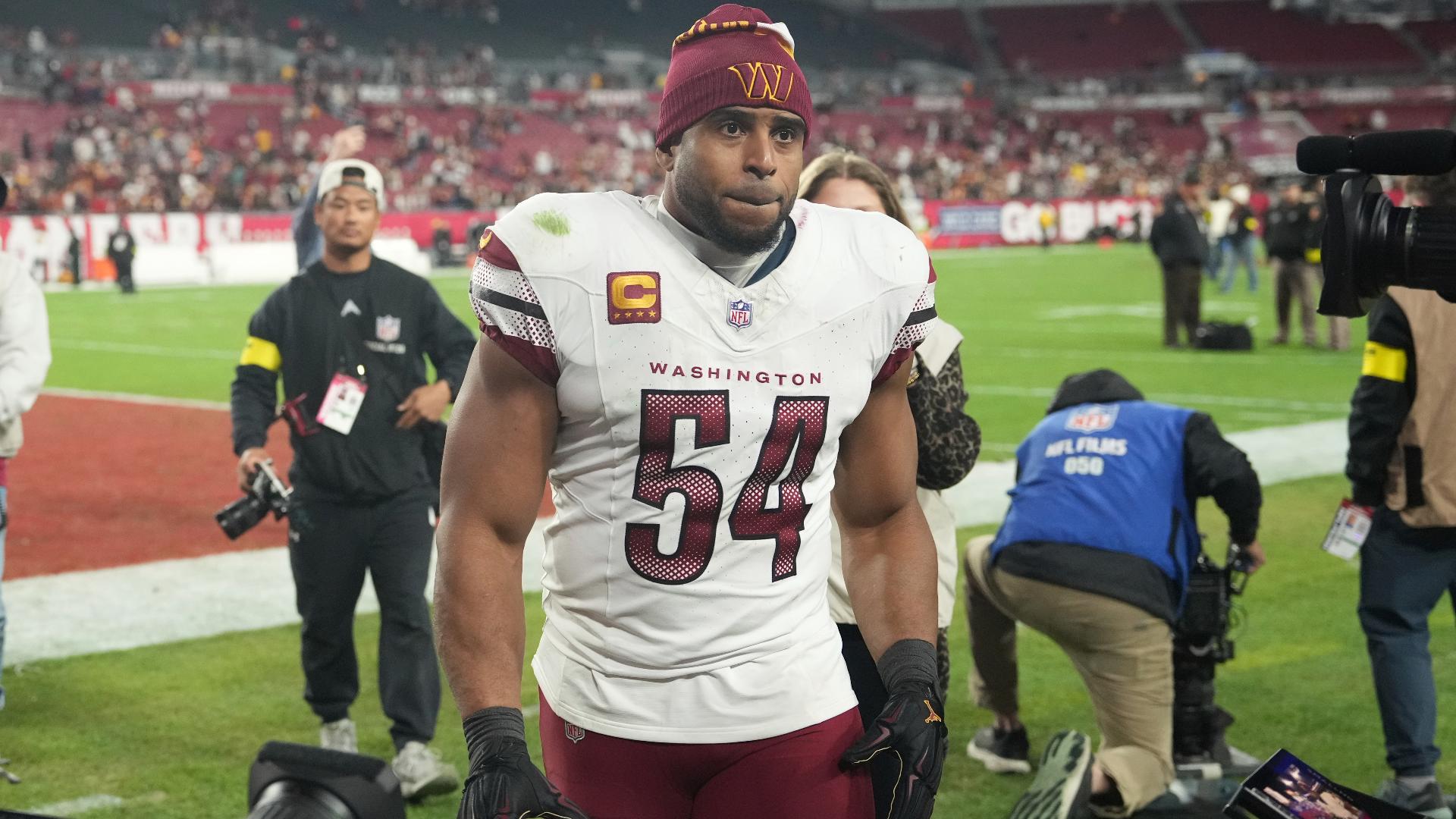 Washington Commanders' LB Bobby Wagner one of two players resigned on