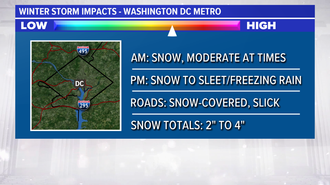 Winter Storm Impacts By City | Wusa9.com