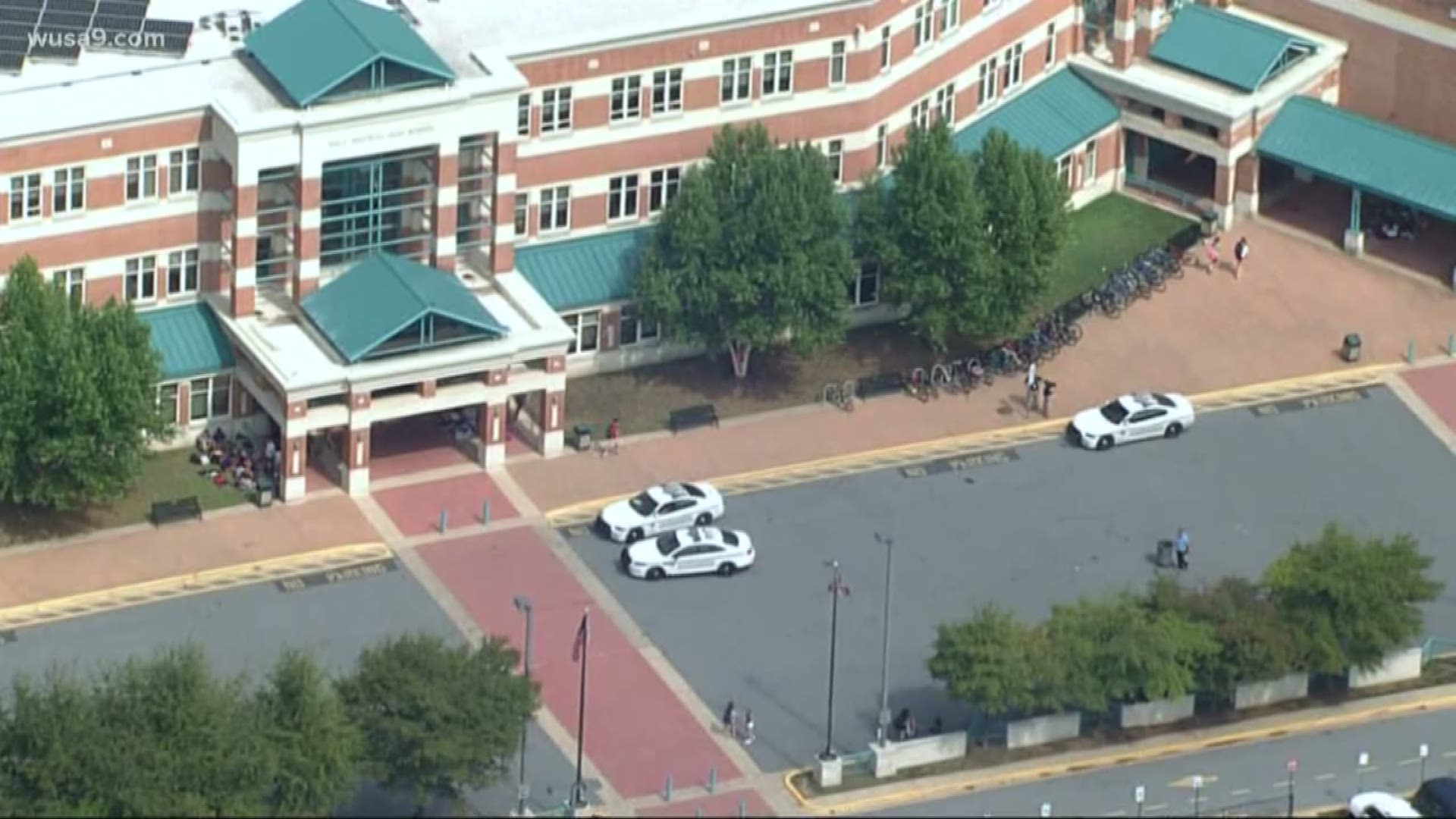 A frying pan -- used as a weapon -- at a local high school. Montgomery County police say one student used a frying pan to hit another student.
It happened Monday at Walt Whitman High School in Bethesda.