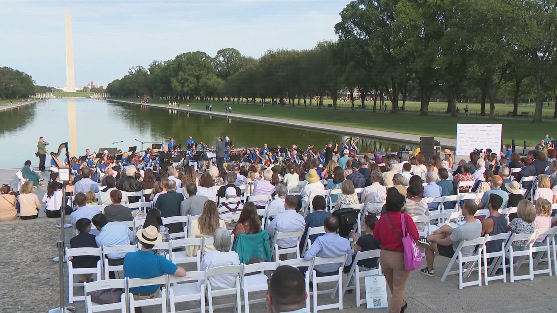 The magic of the opera -- without the fancy dress code -- is taking over part of the National Mall tonight.