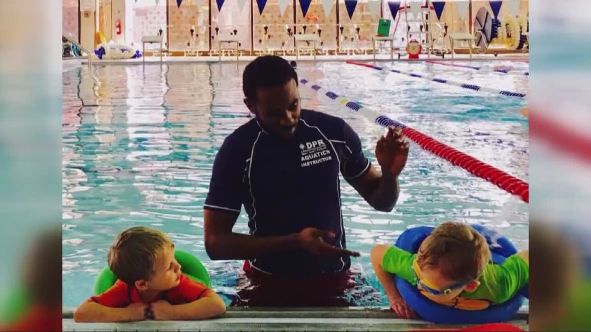 Community rallies around swim coach paralyzed by gunshot wound
