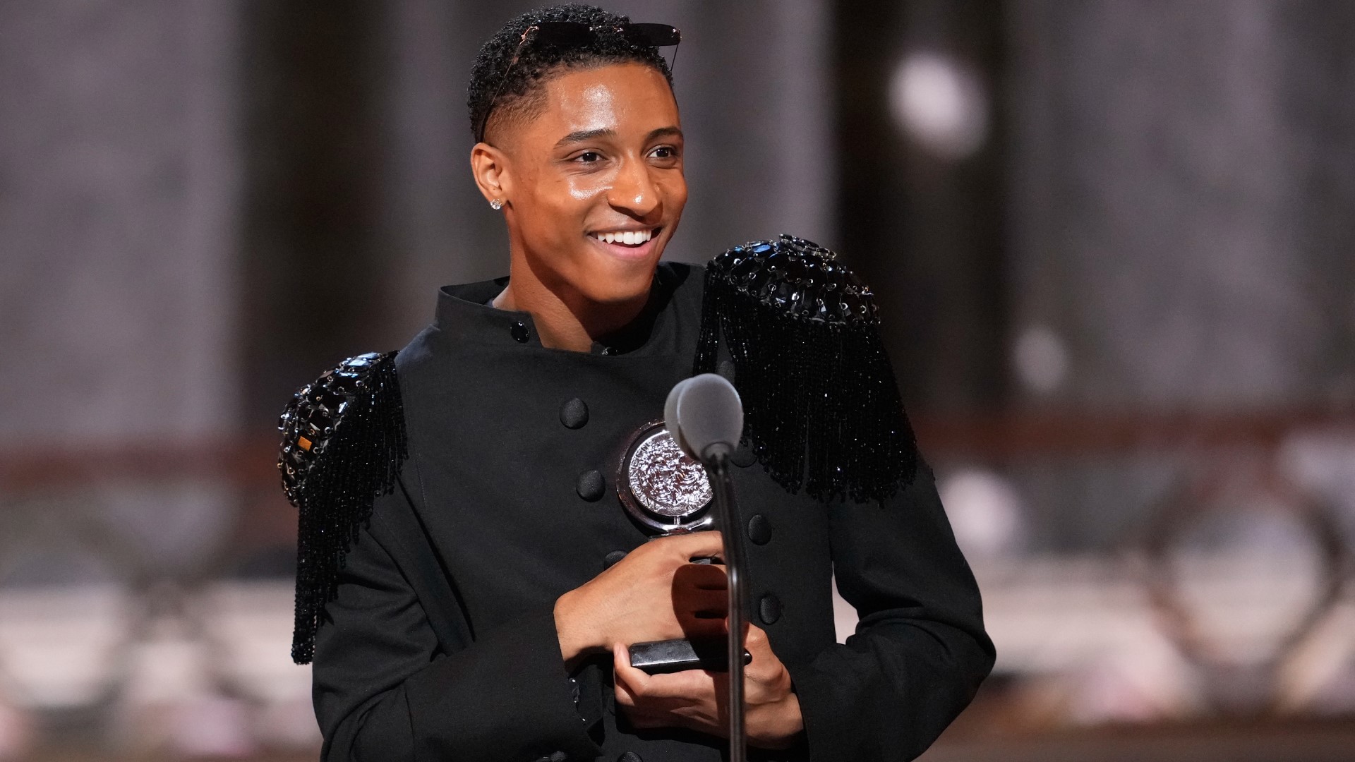 The Montgomery County native thanked his parents and sang during his acceptance speech. Hear from the Wootton grad's mentors and advisers from Bowie State.