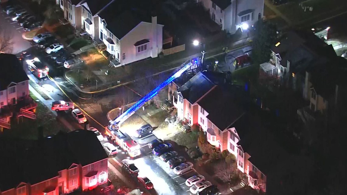 1 hurt in Anne Arundel townhouse fire | wusa9.com