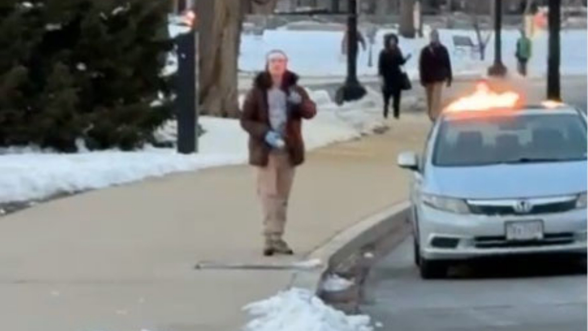 Virginia man who set car on fire outside US Capitol released to house ...