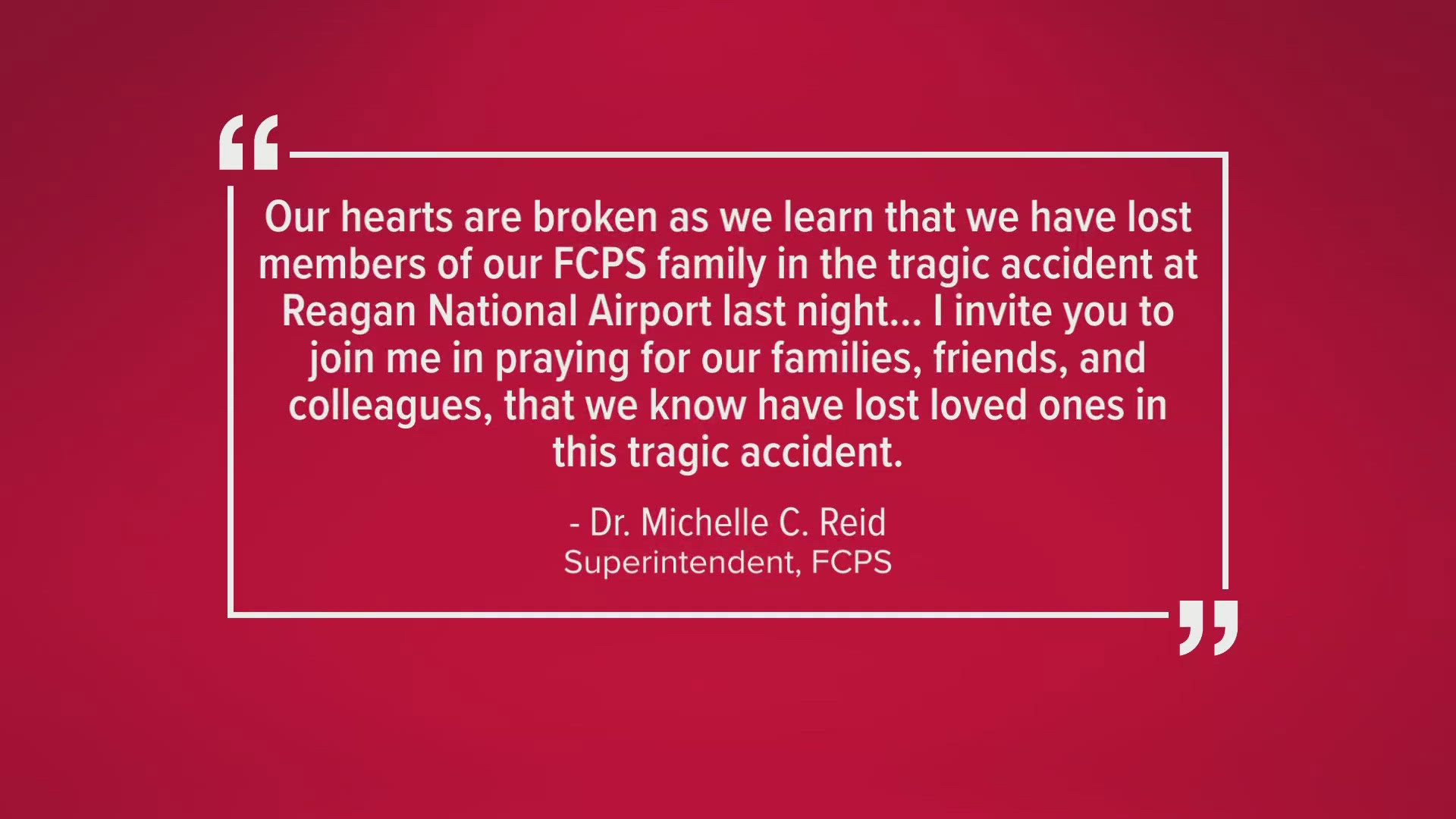 Loudoun Co. Public Schools also said former students were among the crash victims. 
