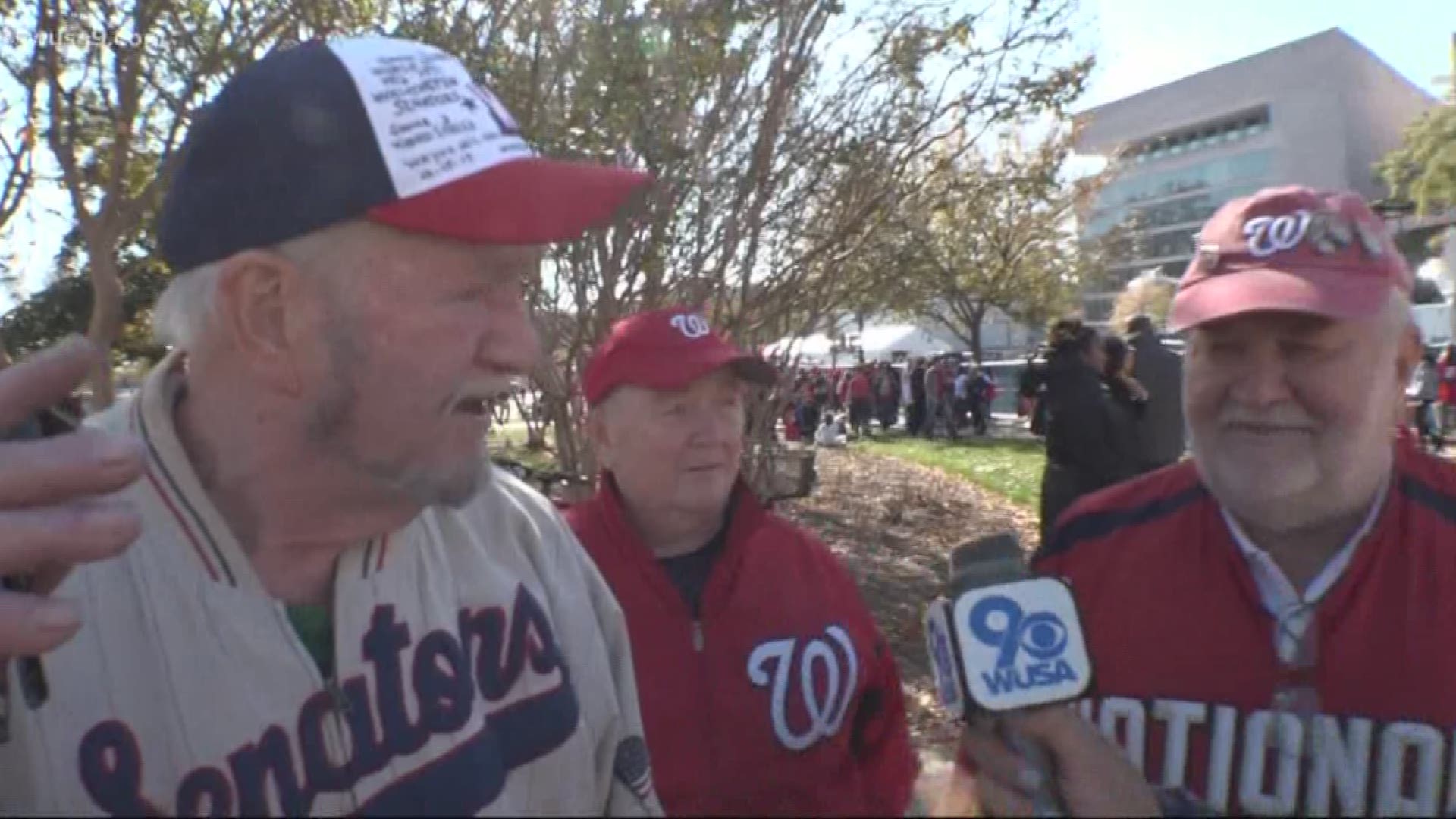 Brothers, Niel and Wayne Valis waited 70 years for this World Series win. They predict the Nationals will win again next year!