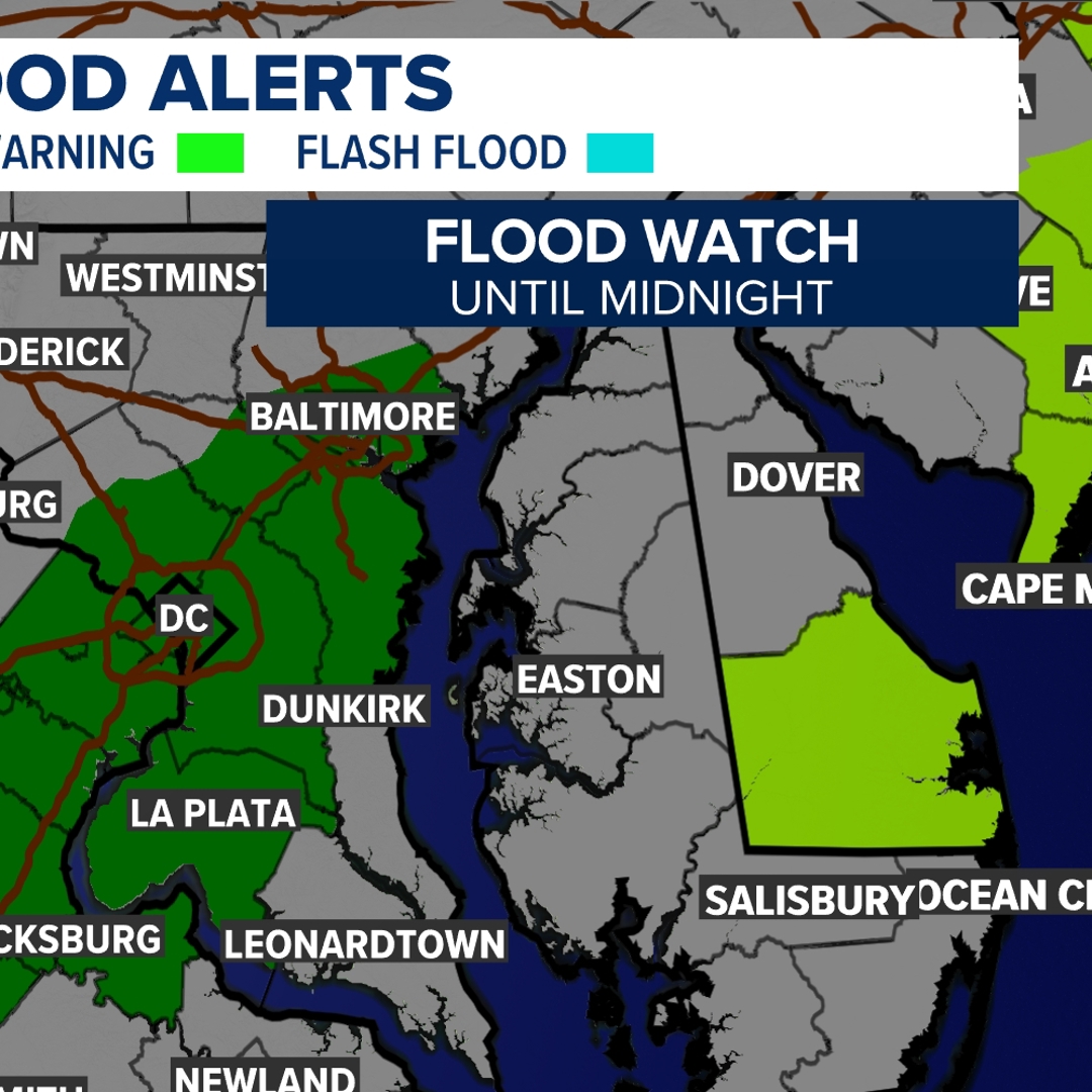 Rounds of rain and storms will impact the DC region through Thursday ...