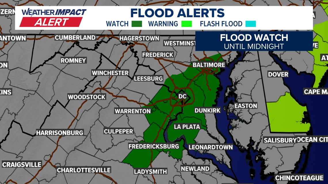 DC Forecast: The heat is on Thursday with showers and storms