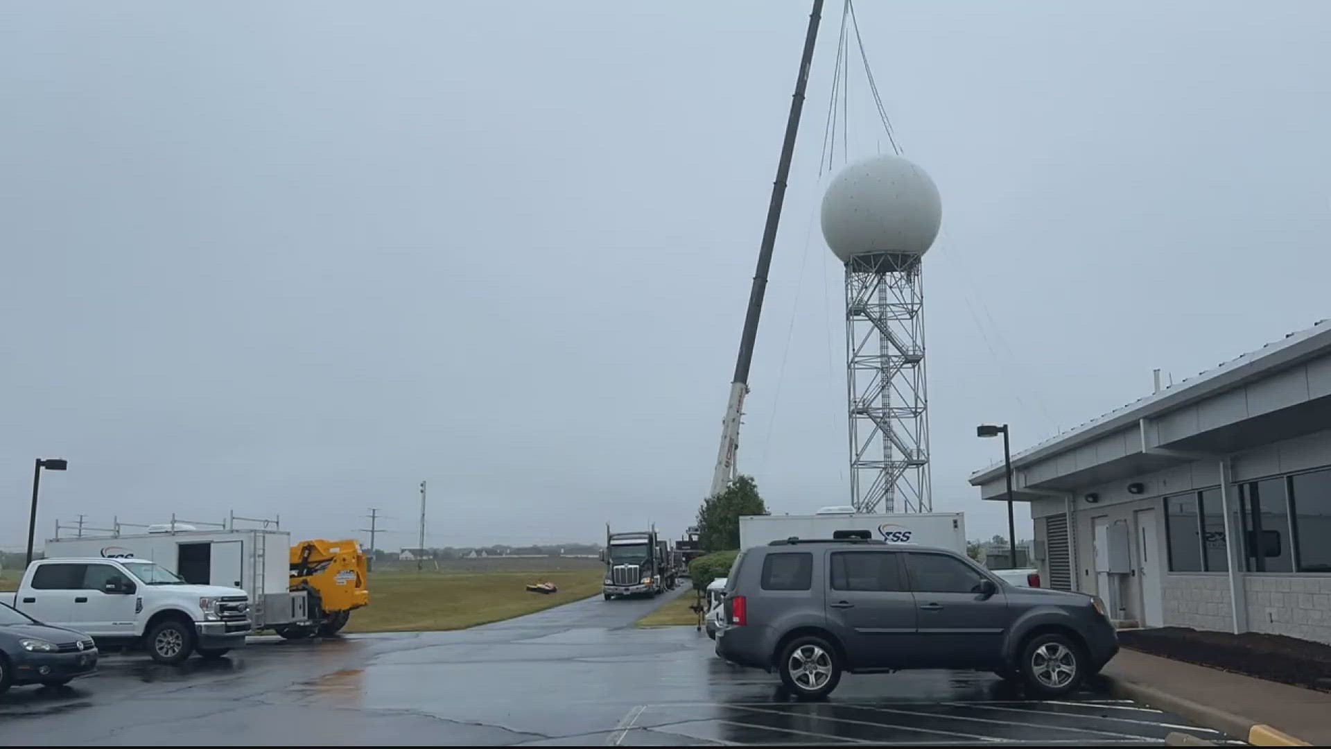 The weather radar is down in Sterling, Virginia due to upgrades.