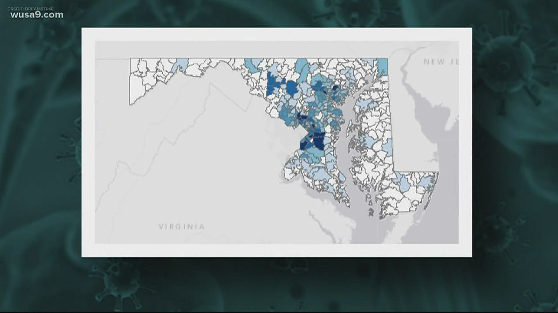 Officials Maryland Zip Code Coronavirus Map Could Be Misleading