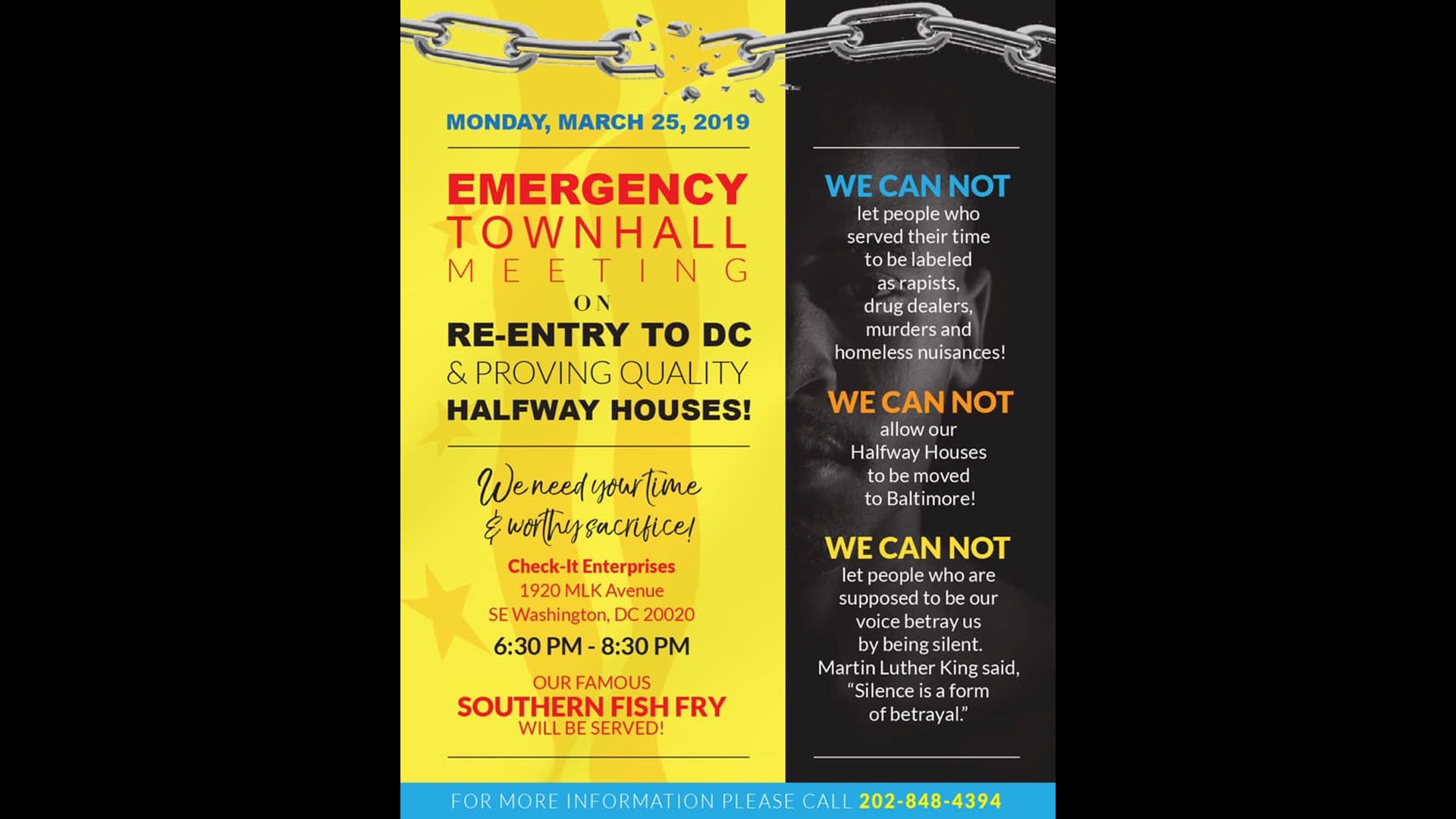 Returning citizens concerned about future of halfway houses in DC