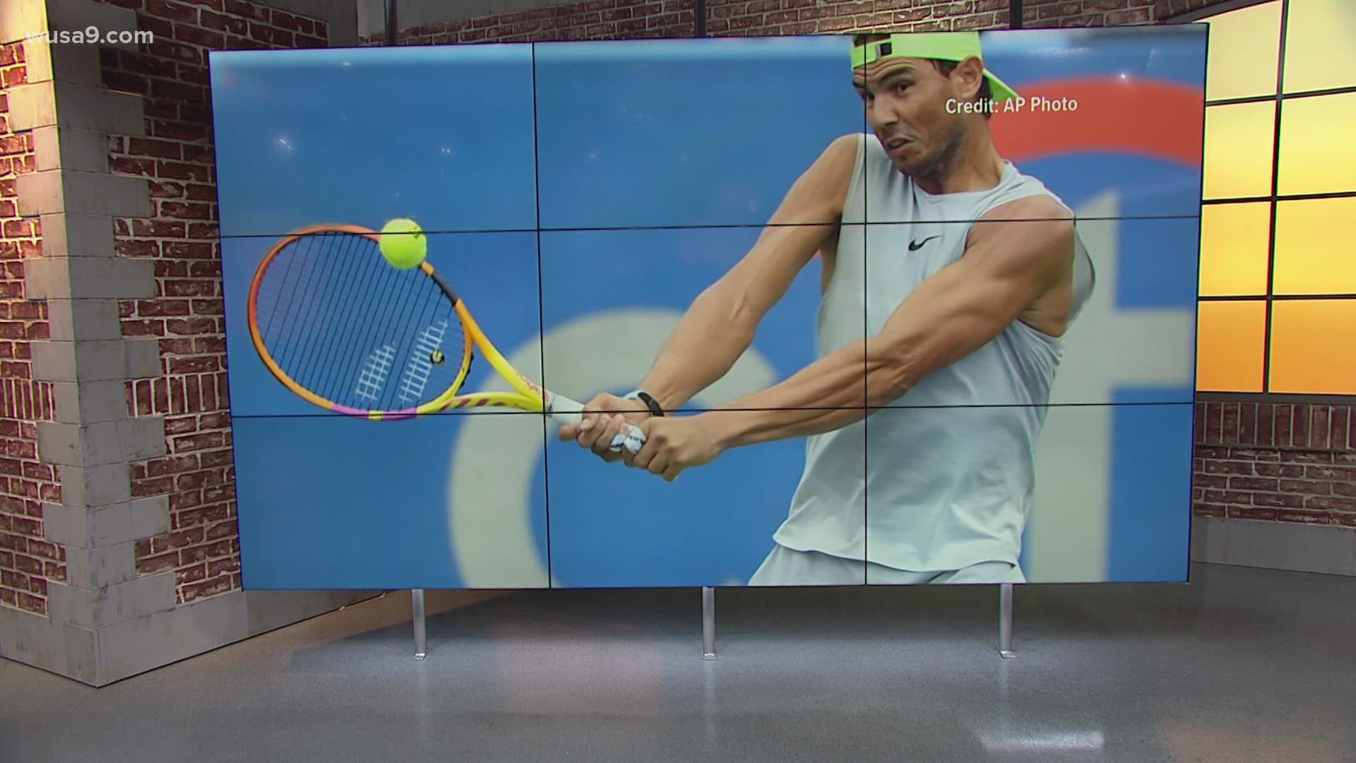 Nadal is visiting DC for the first time while he competes in the Citi Open.