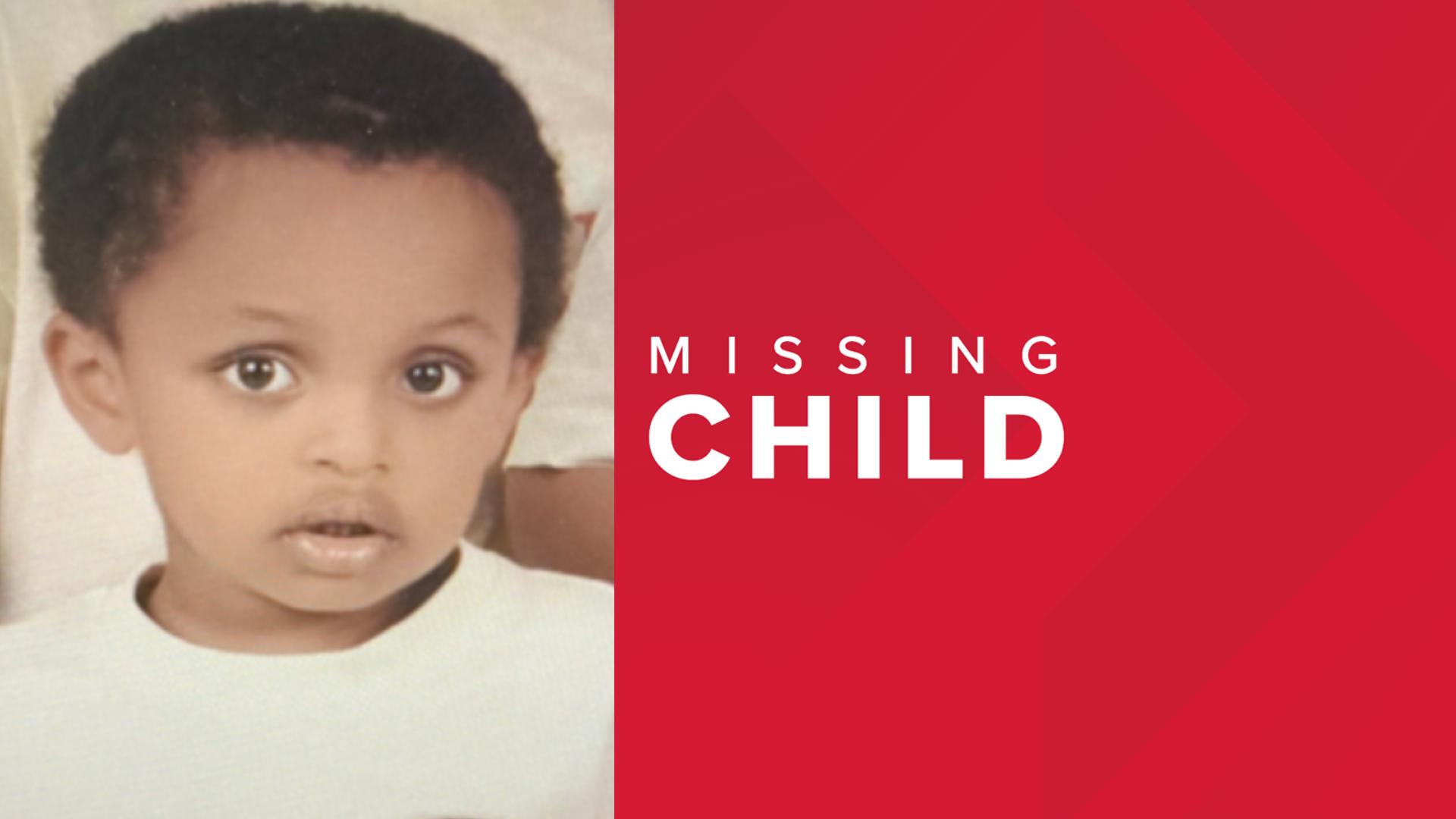Purple Alert: non-verbal toddler missing