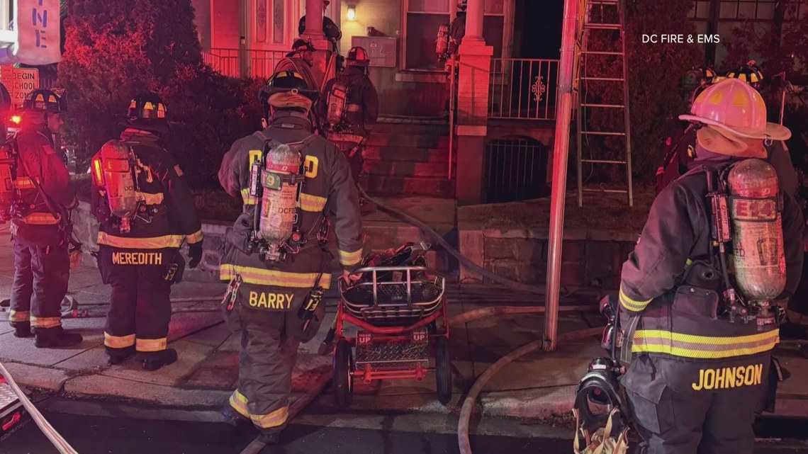 10 displaced in Northwest DC apartment fire | wusa9.com