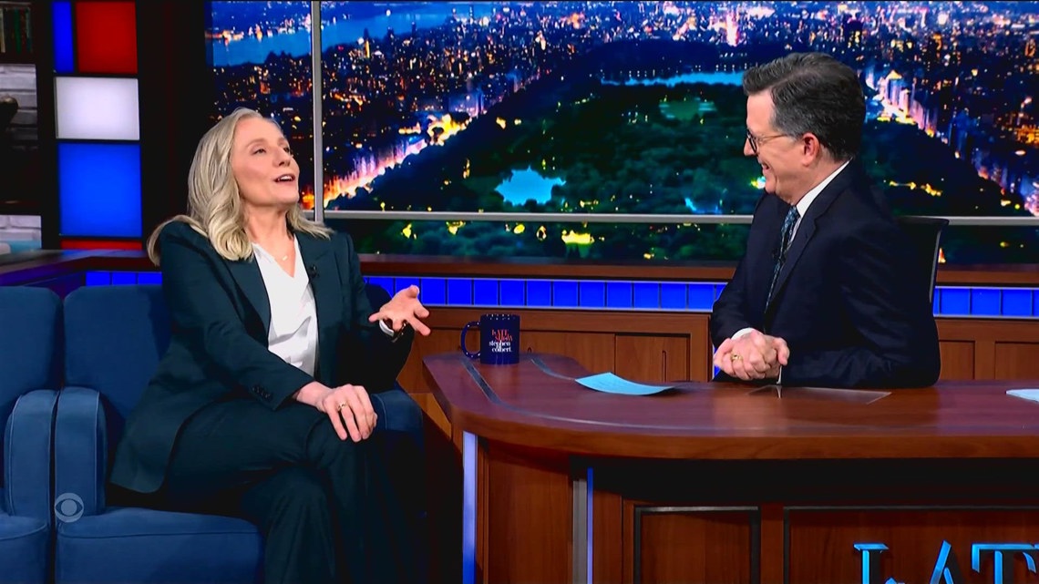 Virginia Governor-Elect Abigail Spanberger appears on ‘The Late Show with Stephen Colbert’