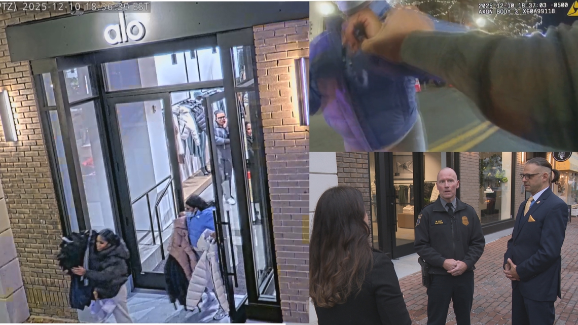 'If you mess around, you're going to find out' | Footage shows thieves stealing $8,000 worth of Alo