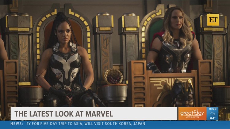 Entertainment Tonight gives us the latest look at the upcoming Marvel movies