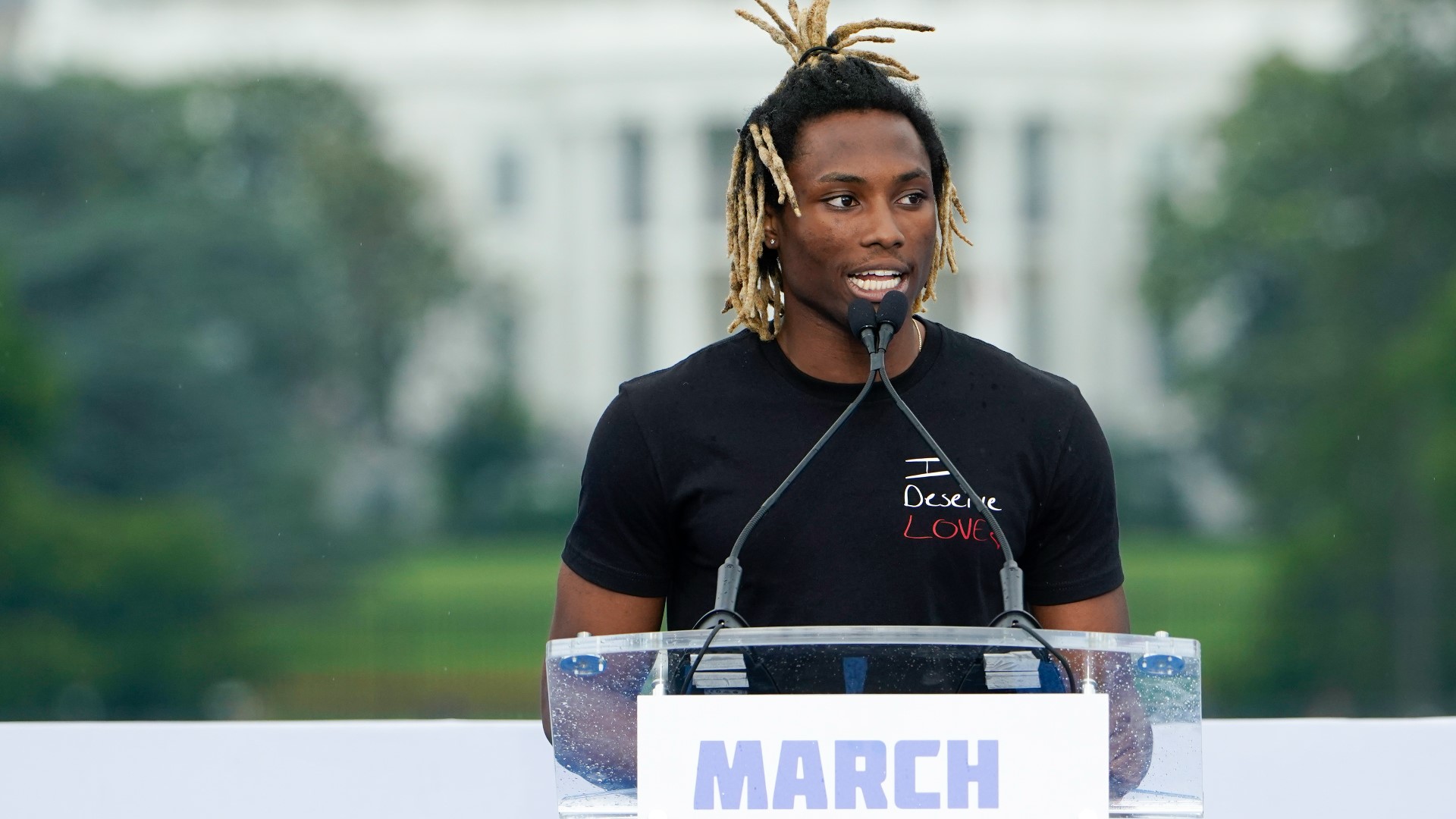 "When I spoke with Mayor Bowser about creating safer spaces for Black children ... she told me she would handle it. If that were true, I wouldn't be on this stage."