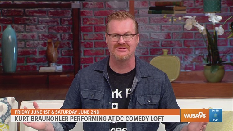 Comedian Kurt Braunohler stops by Great Day Washington ahead of performance at DC Comedy Loft