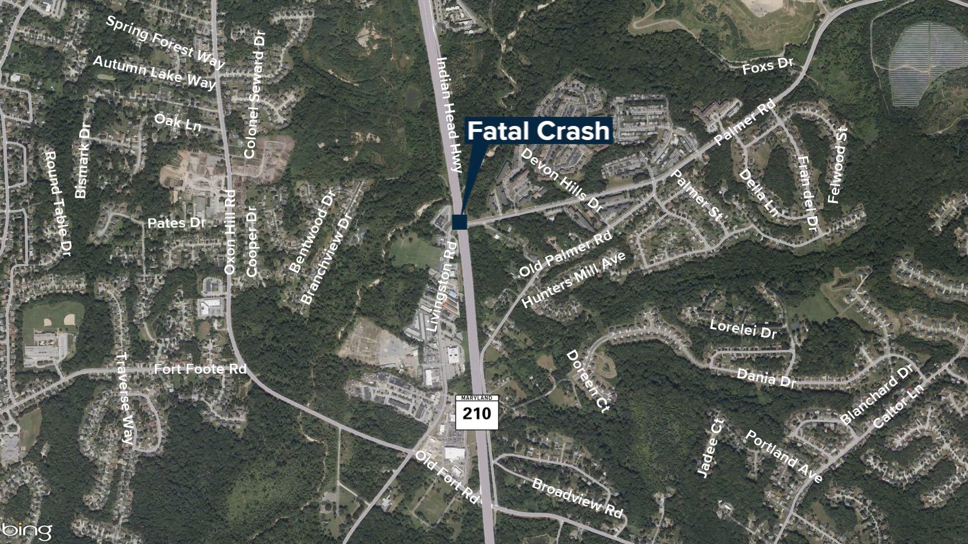 One dead, one injured following single-car crash on Indian Head Highway ...