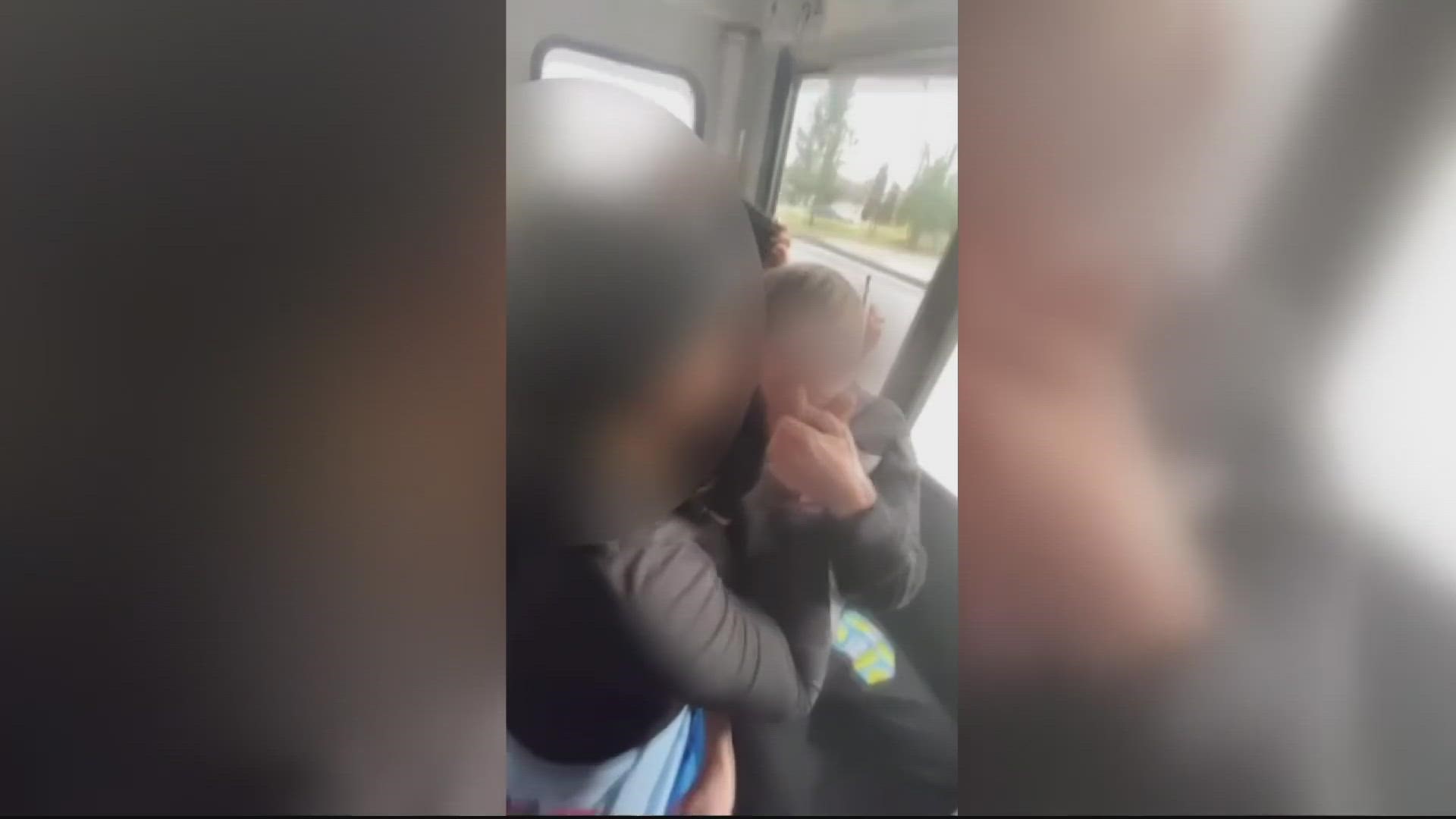The mother of a 12-year-old boy involved in a violent incident on a school bus is raising more questions about how administrators responded.